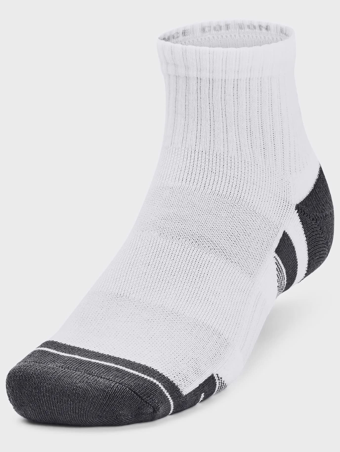 Шкарпетки Under Armour Ua Performance Cotton 3P Qtr (1379528-100) — фото 1