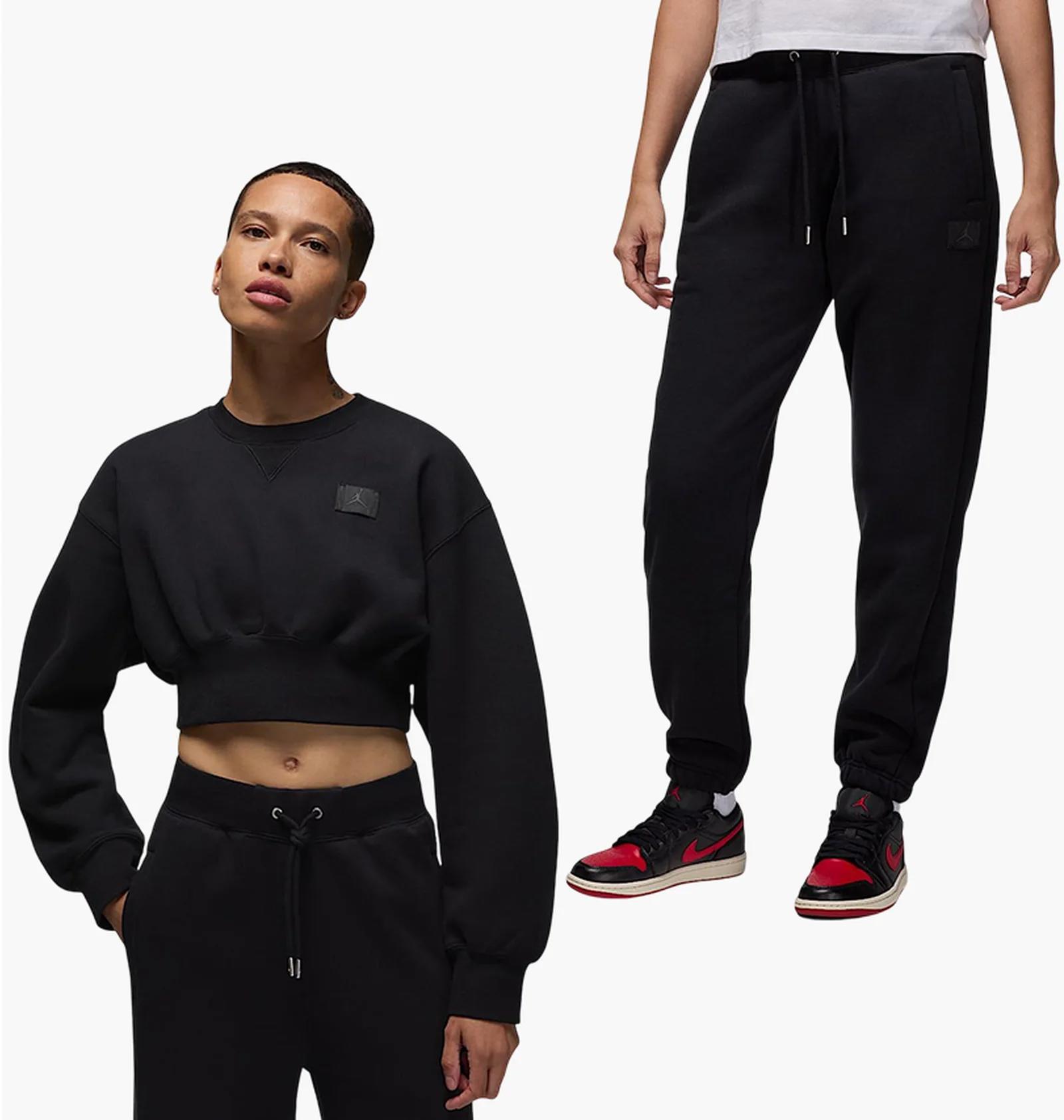 Кофта жіночі Jordan Flight Fleece Black (FV7152-010) — фото 1