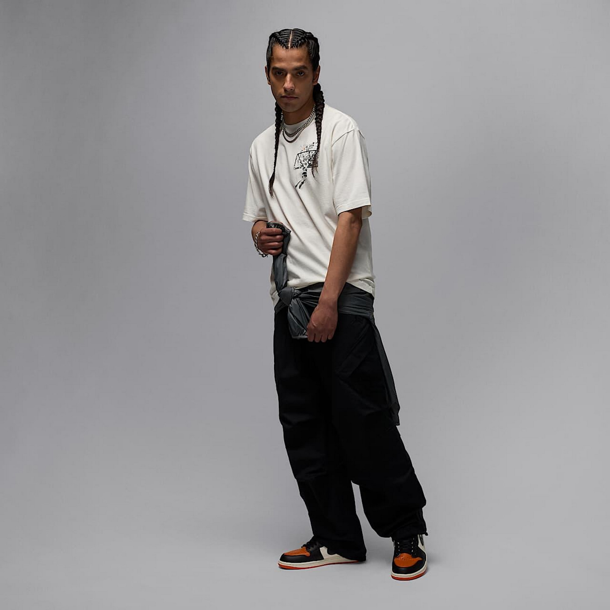 Футболка мужская Air Jordan Brk Svv Ovsz Gfx Ss Crew White — фото 7
