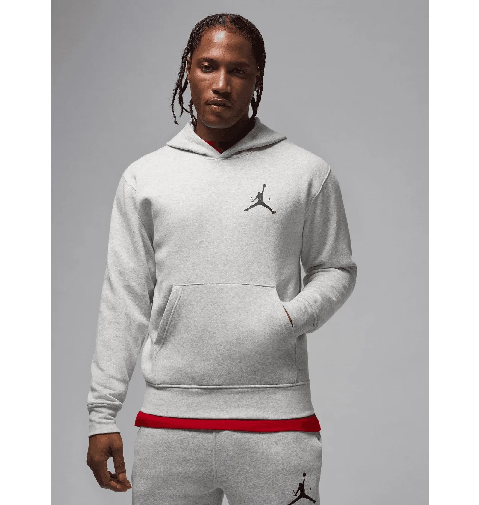 Кофта чоловіча Jordan Jumpman Fleece Grey (IM9795-050) — фото 6