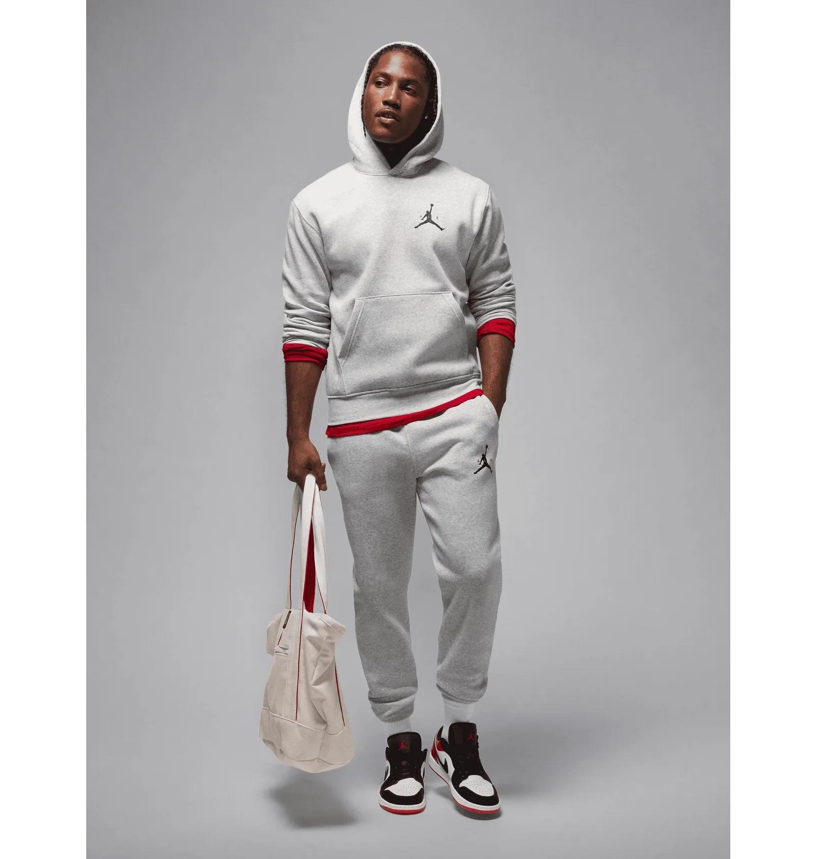 Кофта чоловіча Jordan Jumpman Fleece Grey (IM9795-050) — фото 8