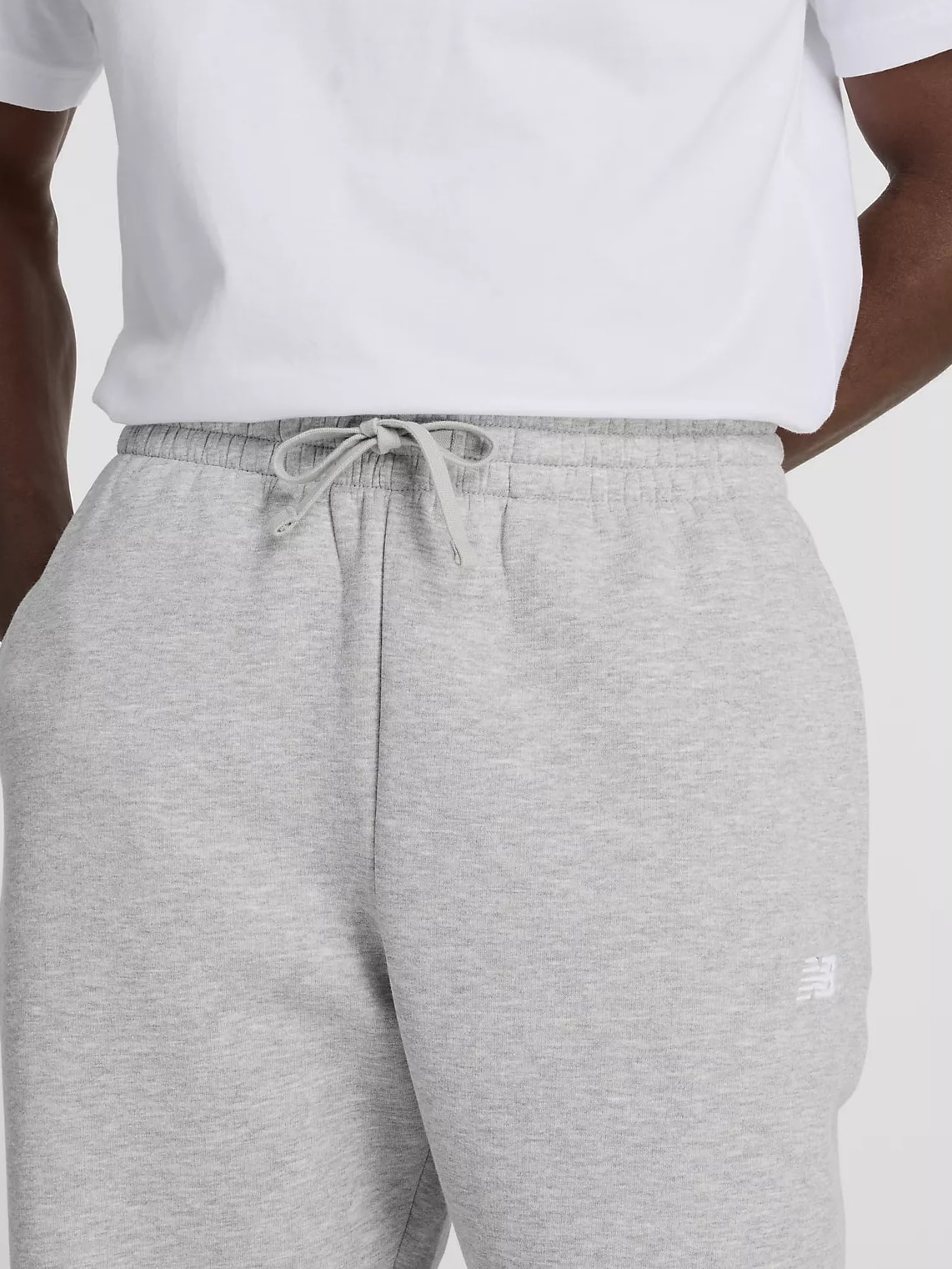 Брюки чоловічі New Balance Brushed Back Small Logo Joggers Grey (MP41503AG) — фото 5