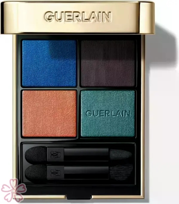 Палетка теней для век Guerlain Ombre G Quad Eyeshadow Palette 360 Mystic Peacok — фото 3