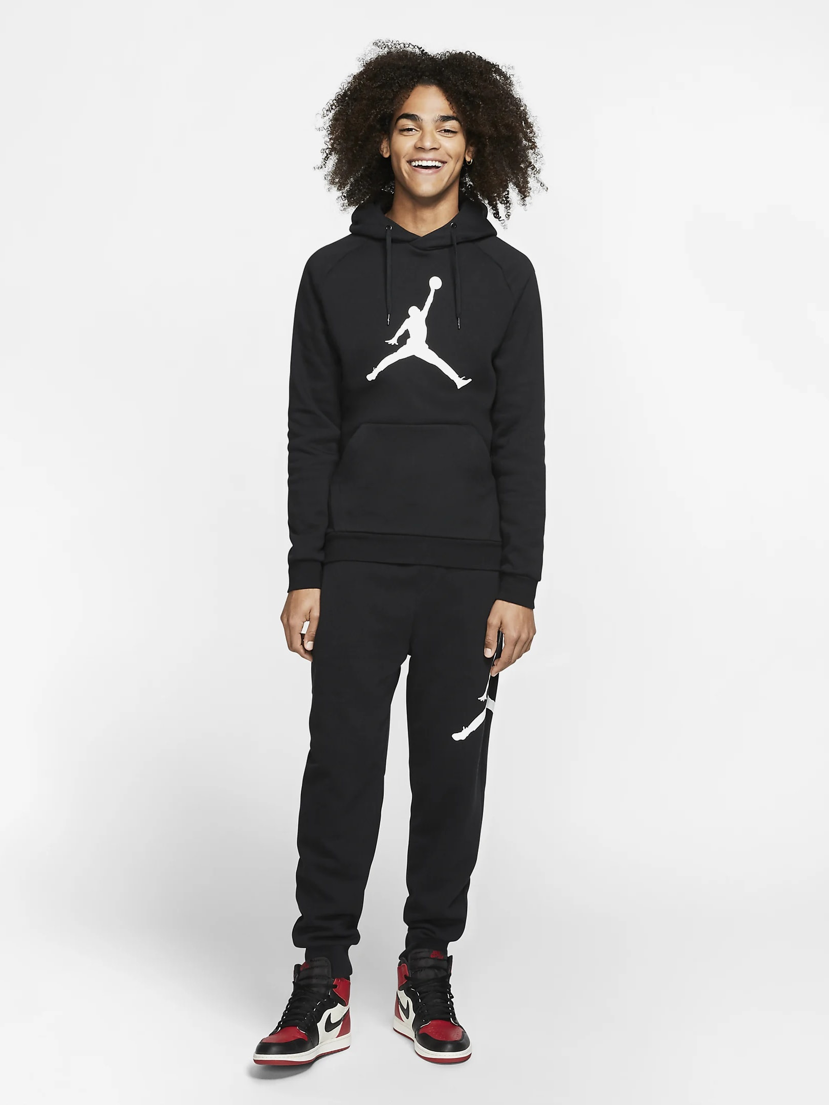 Кофта чоловіча Jordan Jumpman Logo Fleece Hoodie (AV3145-010) — фото 8