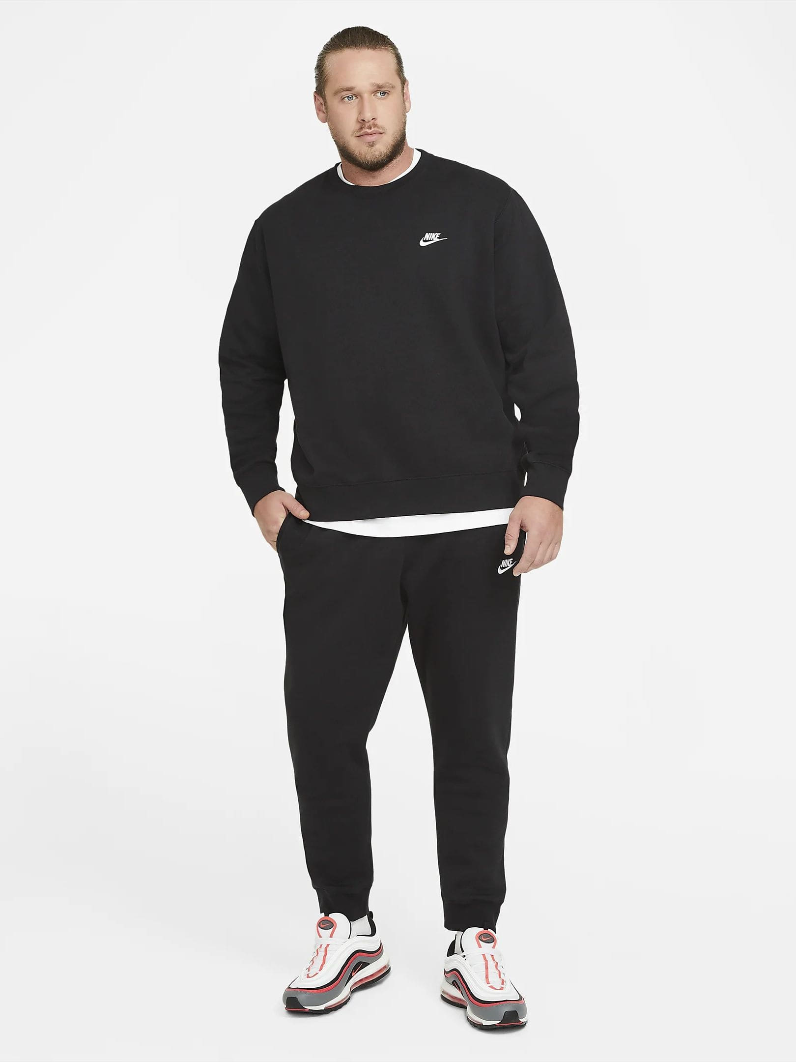 Кофта чоловіча Nike M Nsw Club Crw Bb (BV2662-010) — фото 9