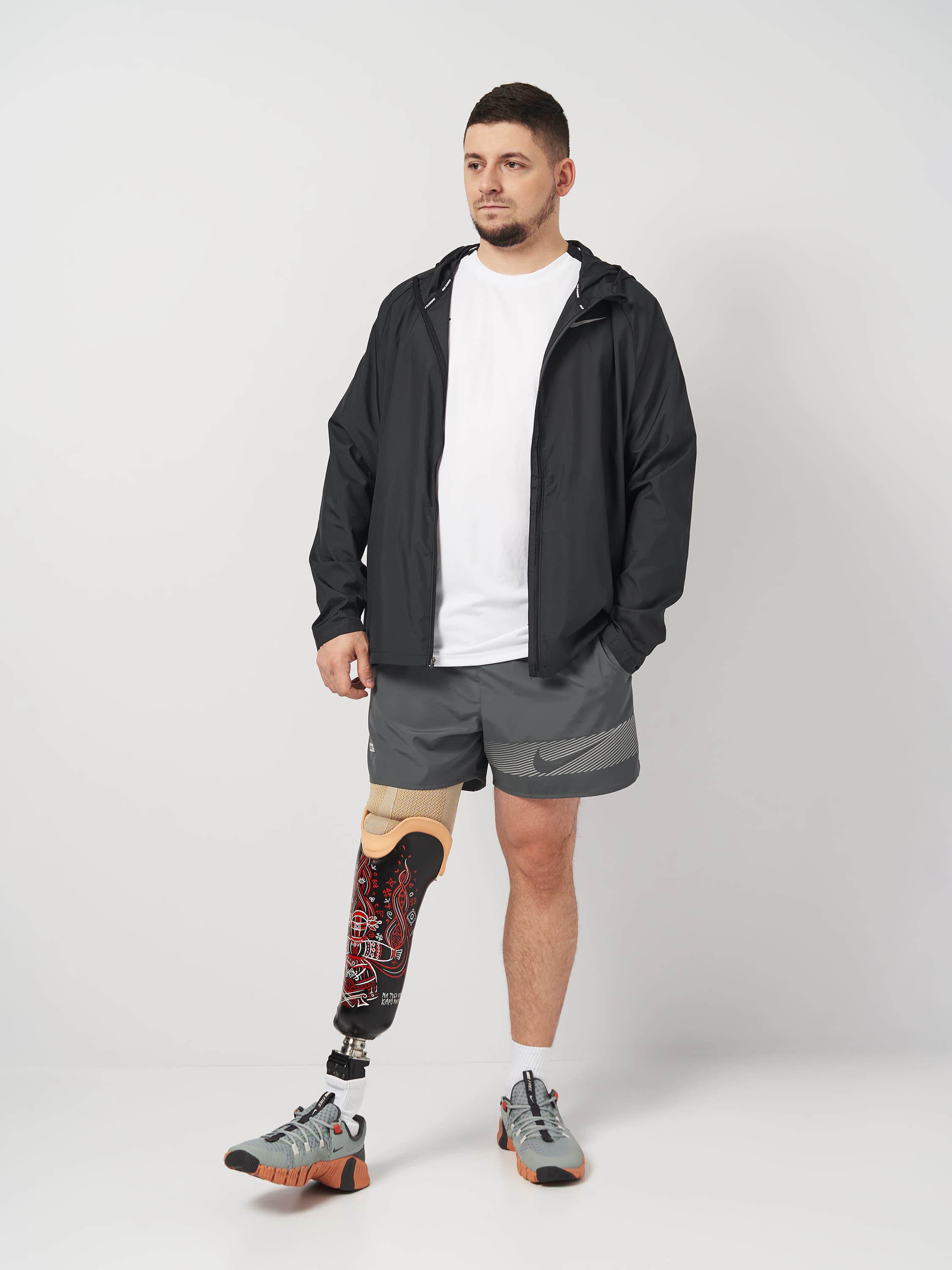 Вітровка чоловіча Nike Essential Running Hooded Black (BV4870-010) — фото 6