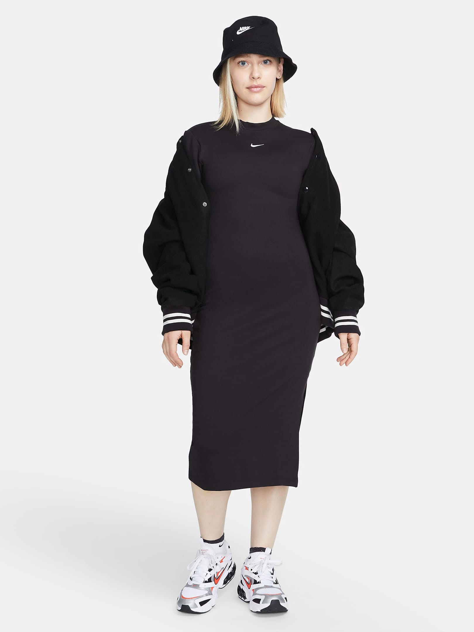 Плаття жіноче Nike Essntl Midi Dress (DV7878-010) — фото 3