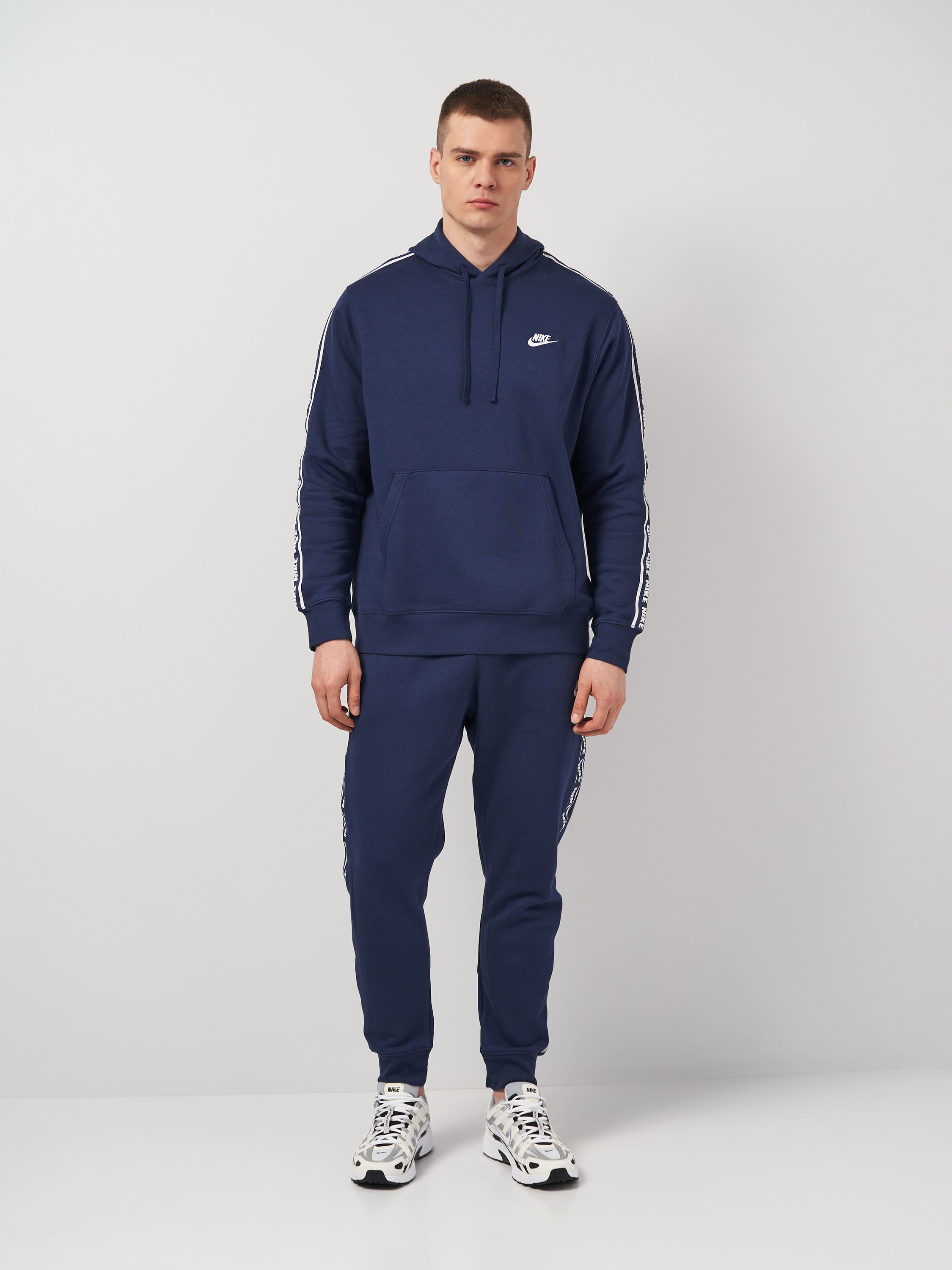 Оригінальний чоловічий спортивний костюм Nike NK CLUB FLC GX HD TRK SUIT — фото 7