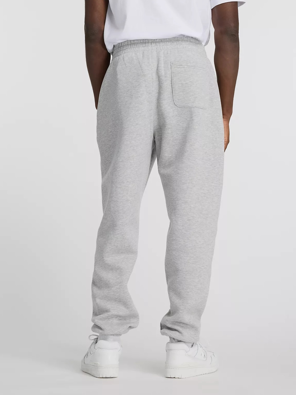 Брюки чоловічі New Balance Brushed Back Small Logo Joggers Grey (MP41503AG) — фото 9