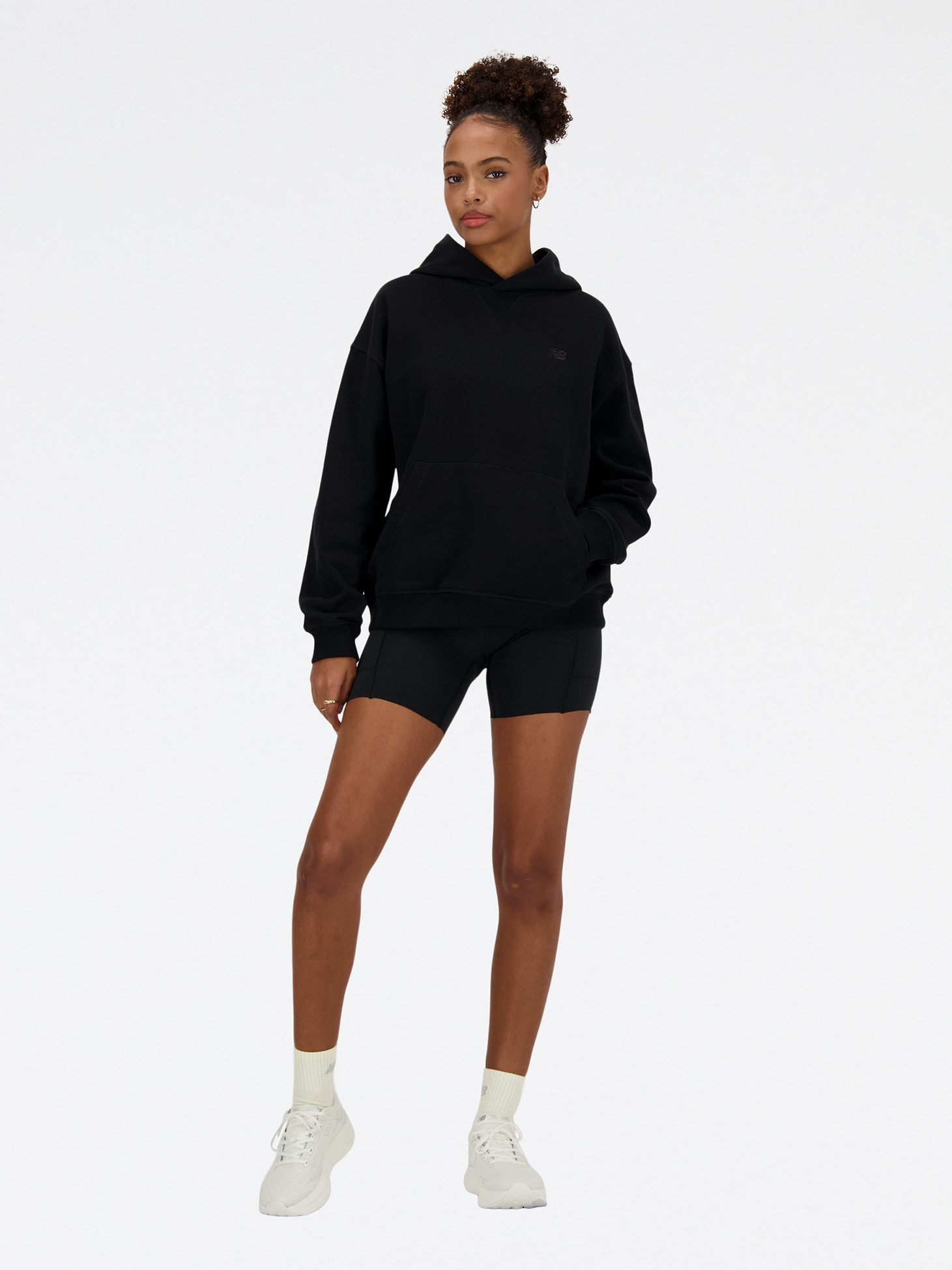Кофта жіночі New Balance Hoodie Black (WT41537BK) — фото 12
