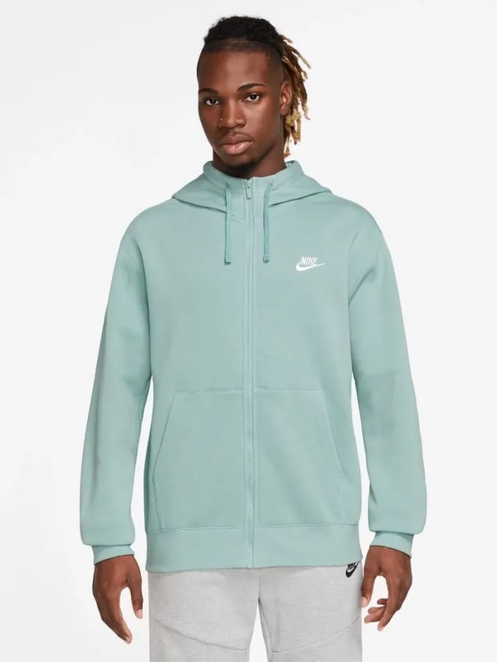 Кофта чоловіча Nike Sportswear Club Fleece Full-Zip Hoodie (BV2645-309) — фото 1