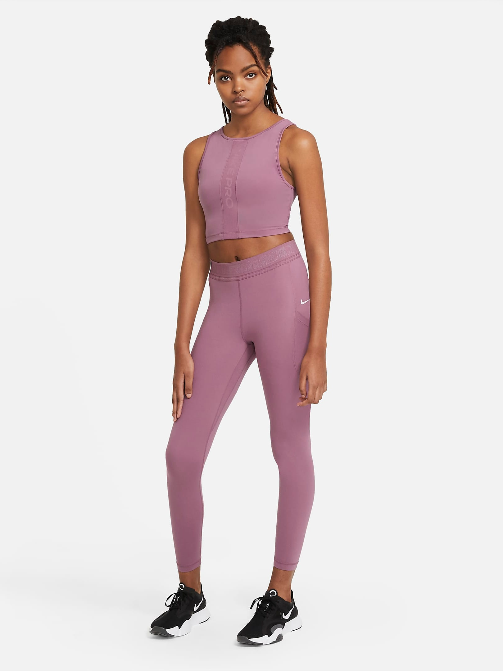Лосіни жіночі Nike Pro 7/8 Tight Violet (DA0561-533) — фото 4