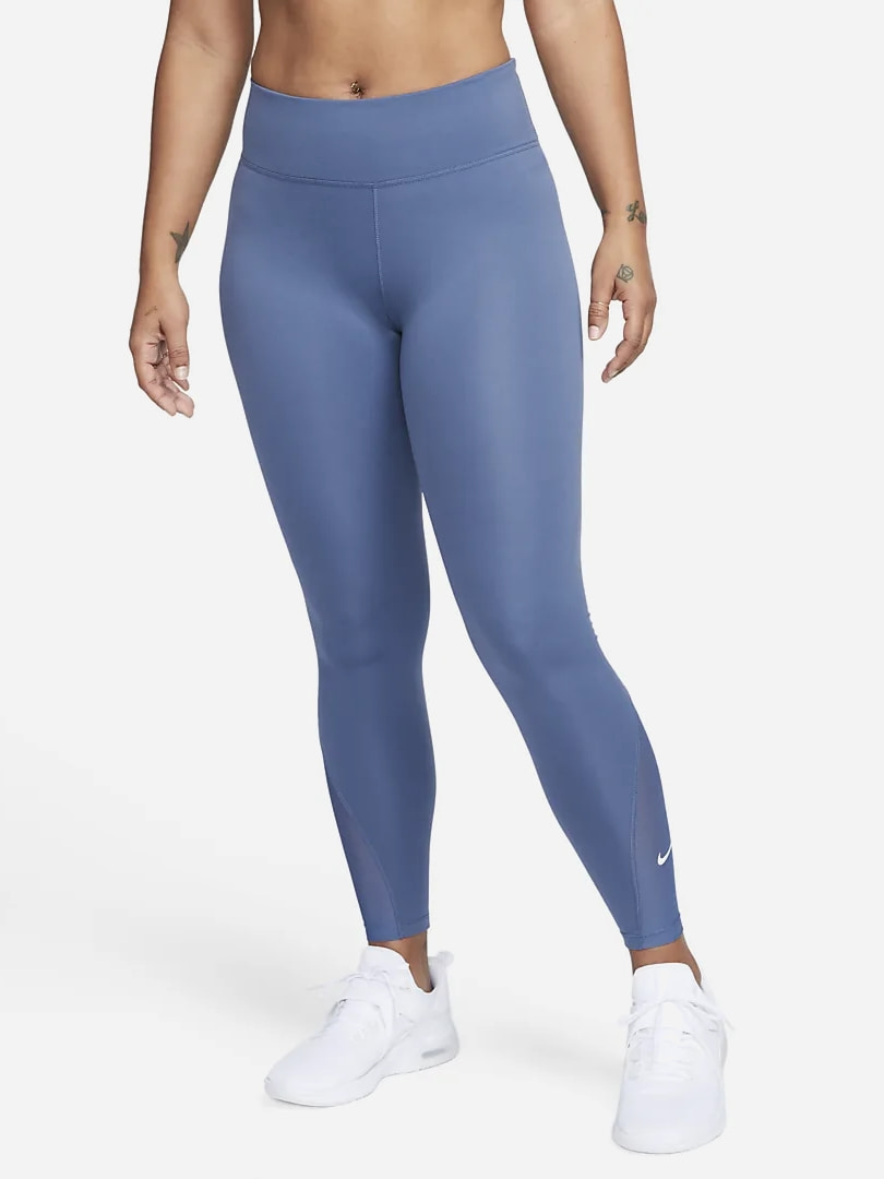 Лосіни жіночі Nike W Nk One Df Mr 7/8 Tgt (DD0249-491) — фото 1