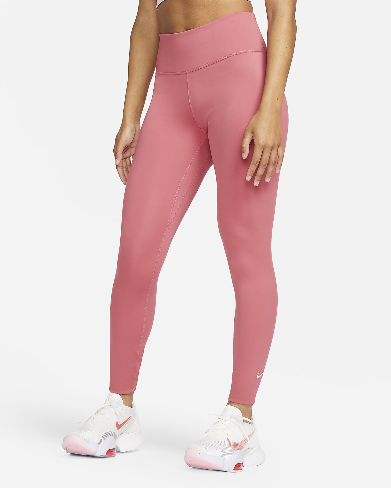 Лосіни жіночі Nike One Dri-Fit Training Peach (DD0252-622) — фото 7