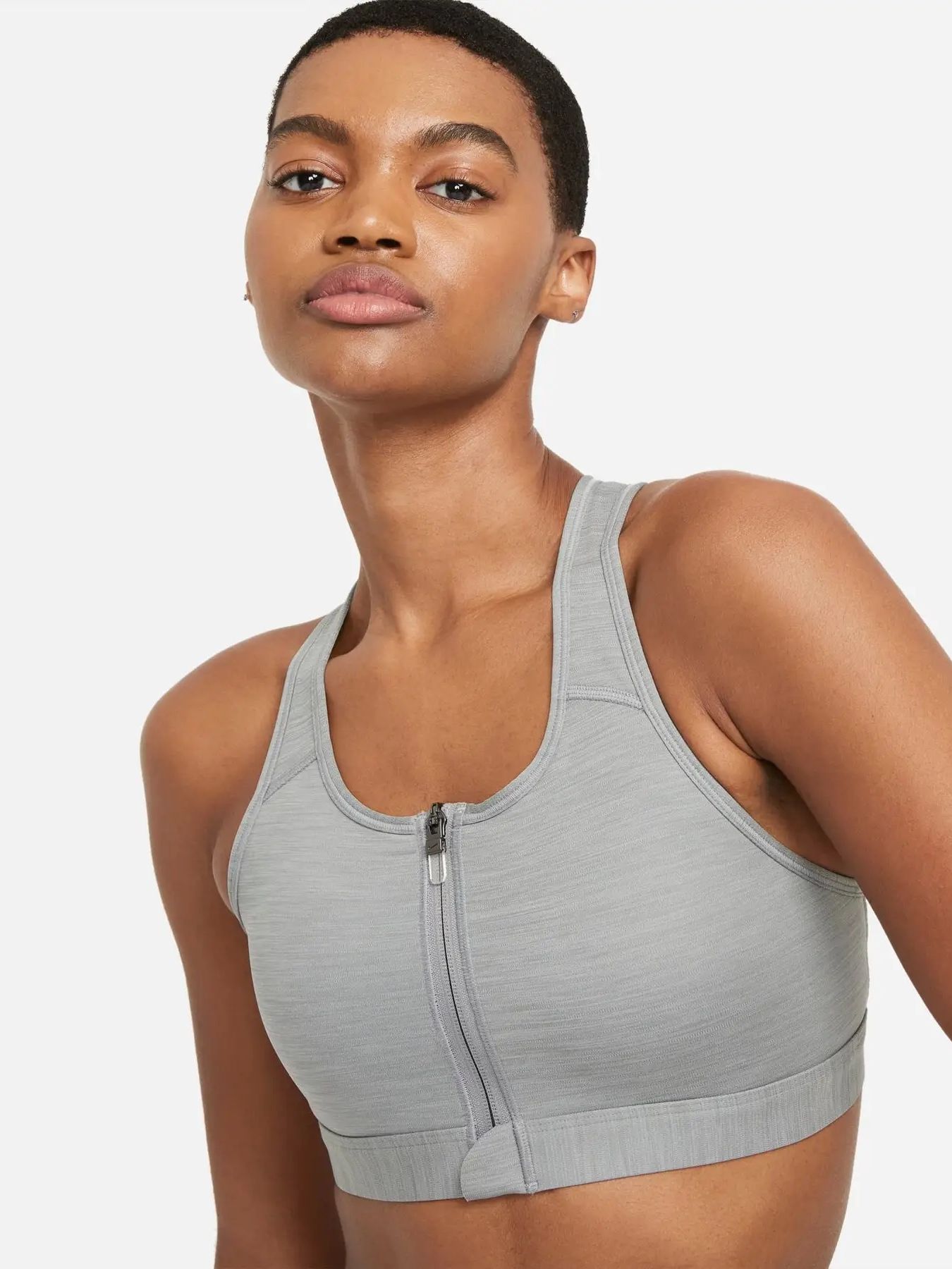 Спортивний топ жіночий Nike Women’S Medium-Support Padded Zip-Front Sports Bra (DD1205-073) — фото 4