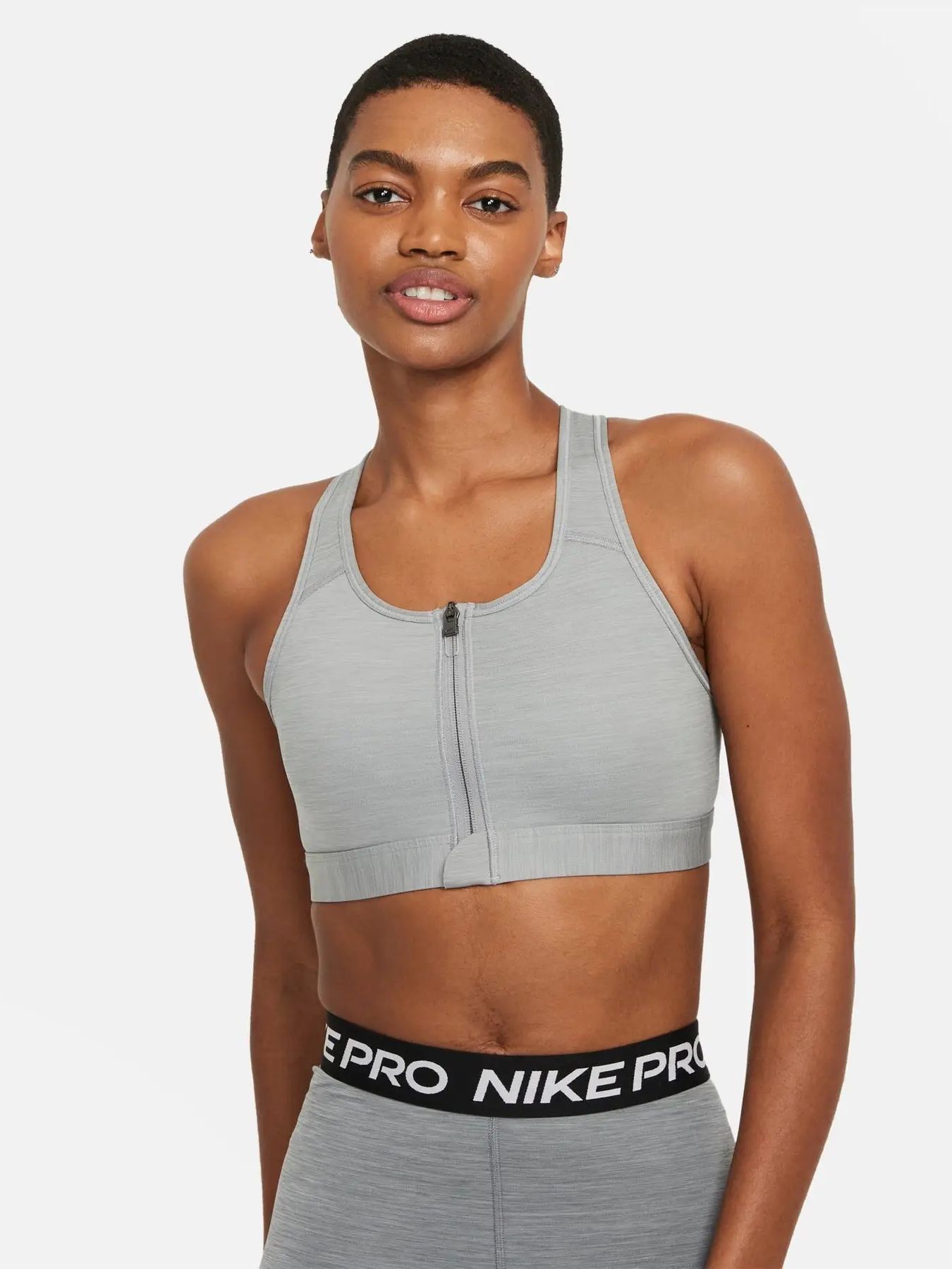Спортивний топ жіночий Nike Women’S Medium-Support Padded Zip-Front Sports Bra (DD1205-073) — фото 7
