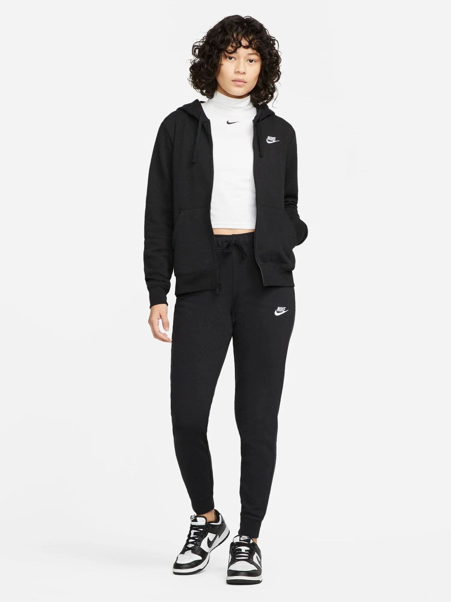 Брюки жіночі Nike W Nsw Club Flc Mr Pant Tight (DQ5174-010) — фото 10