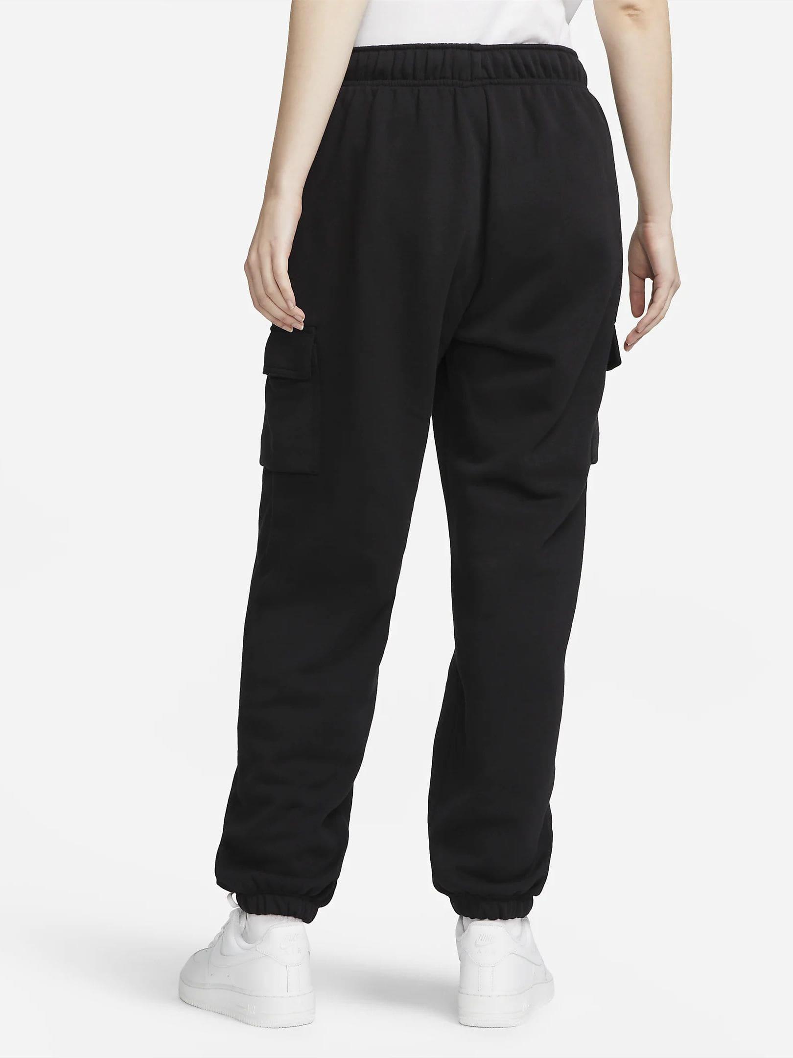 Брюки жіночі Nike Nsw Club Fleece Cargo Pants Black Dq5196-010 (DQ5196-010) — фото 1