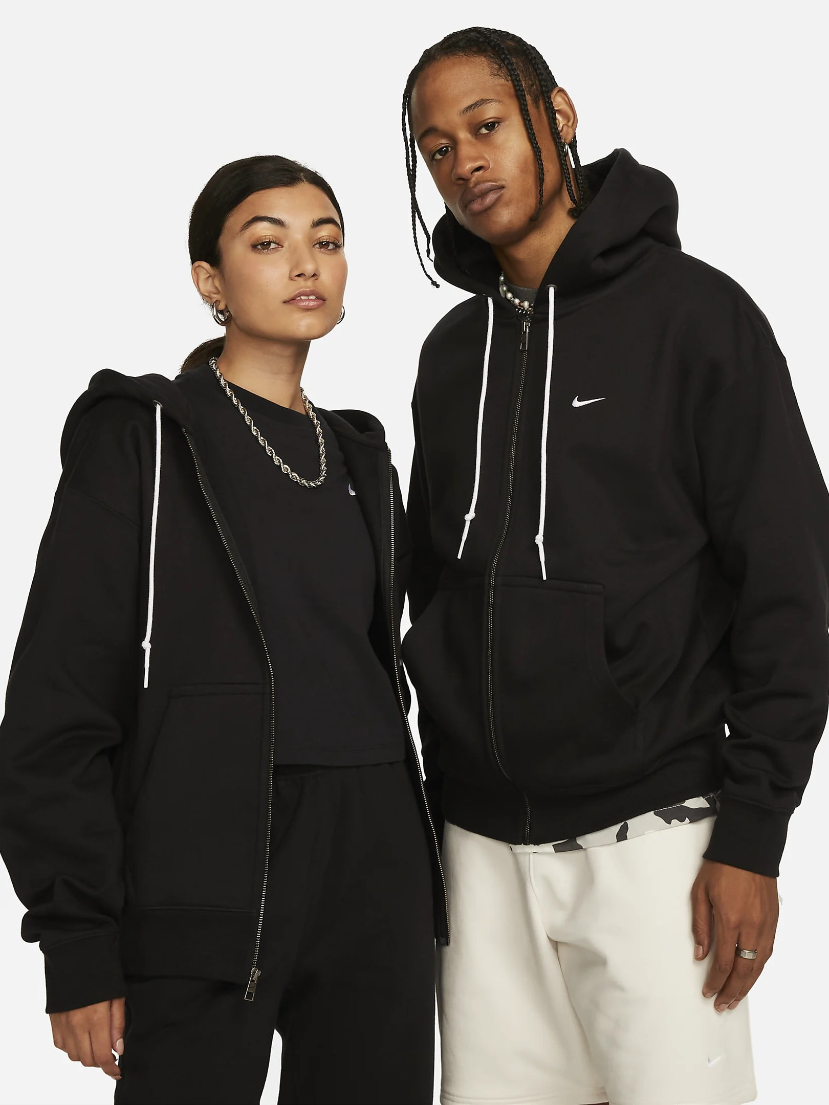 Кофта чоловіча Nike Solo Swoosh Fullzip Hoodie (DR0403-010) — фото 4
