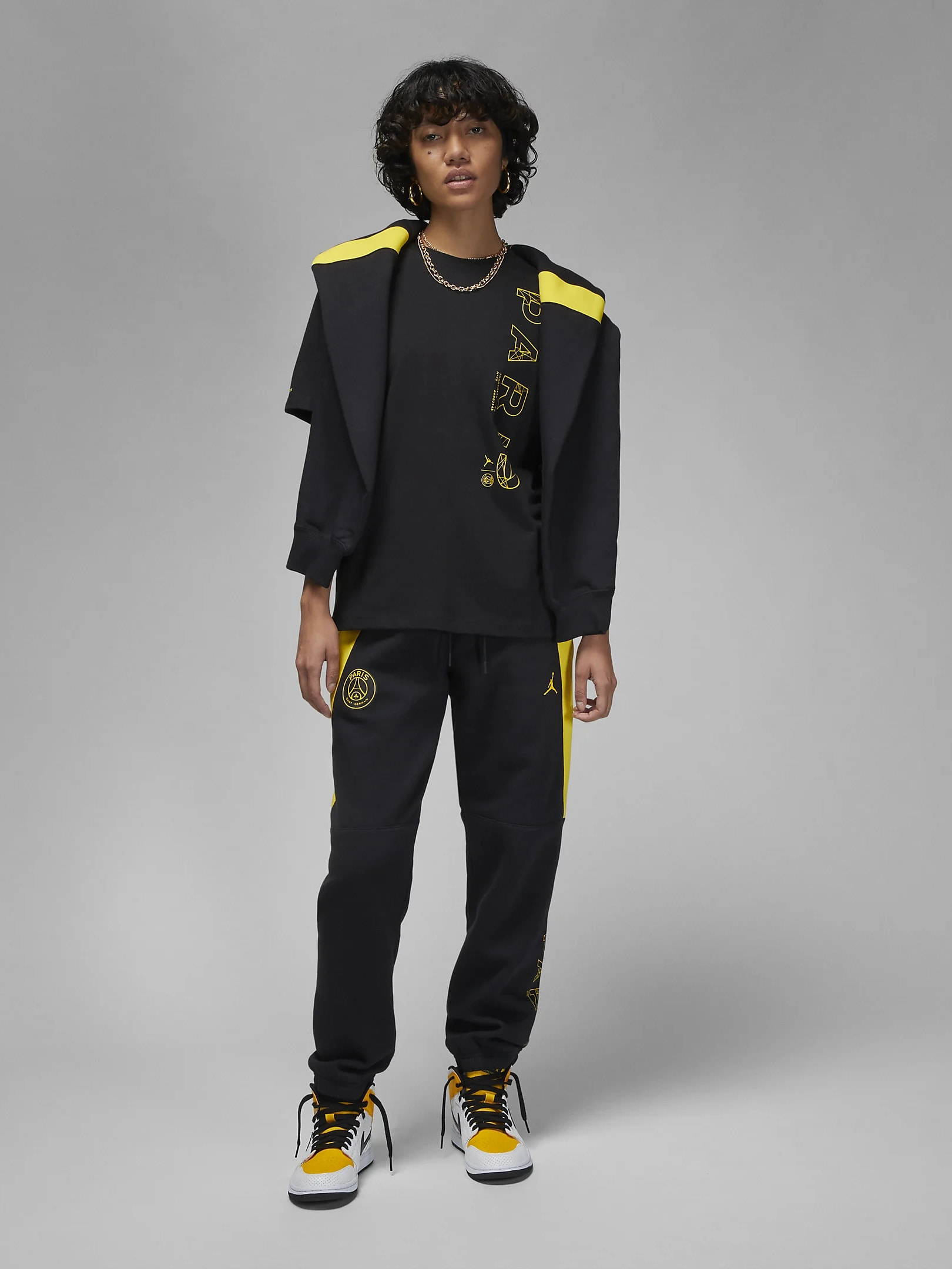 Футболка жіноча Nike Paris Saint-Germain Black Dv2841-010 (DV2841-010) — фото 7