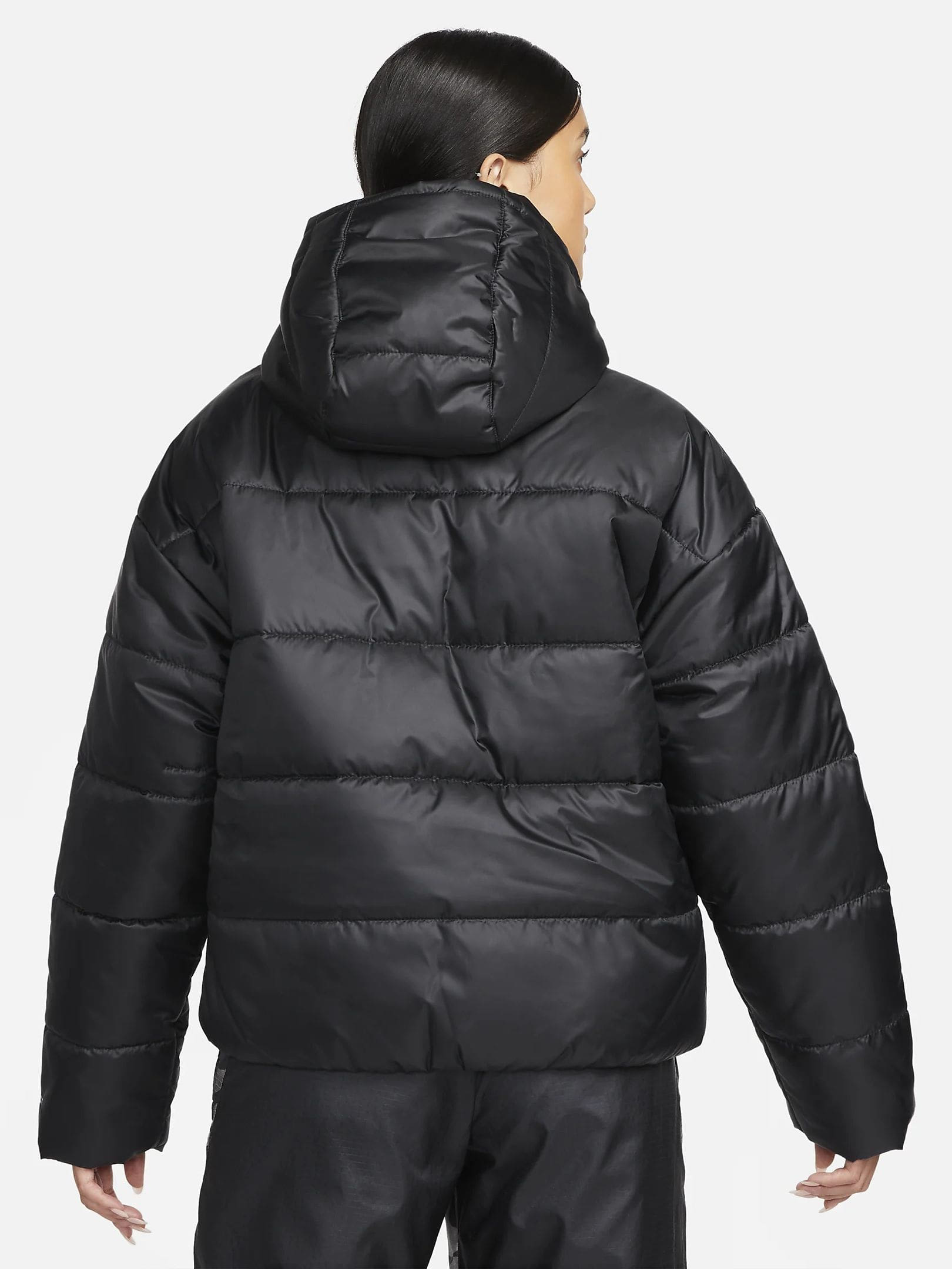 Куртка жіноча Nike W Nsw Syn Tf Rpl Hd Jkt Black Dx1797-010 (DX1797-010) — фото 5