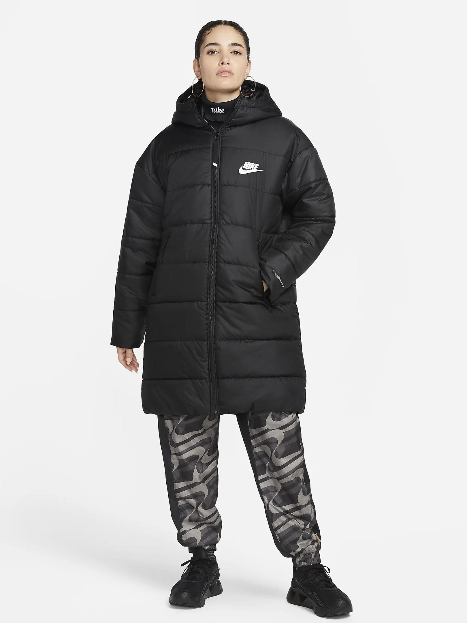 Куртка жіноча Nike W Nsw Syn Tf Rpl Hd Parka (DX1798-010) — фото 1