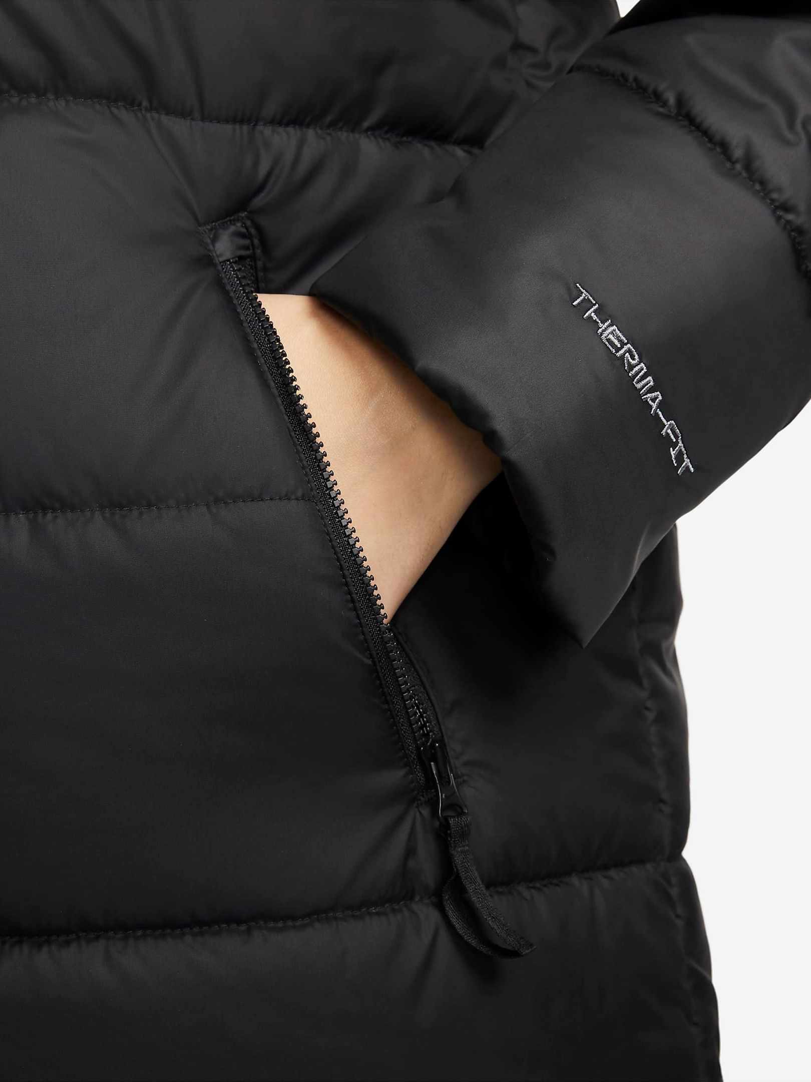Куртка жіноча Nike W Nsw Syn Tf Rpl Hd Parka (DX1798-010) — фото 4