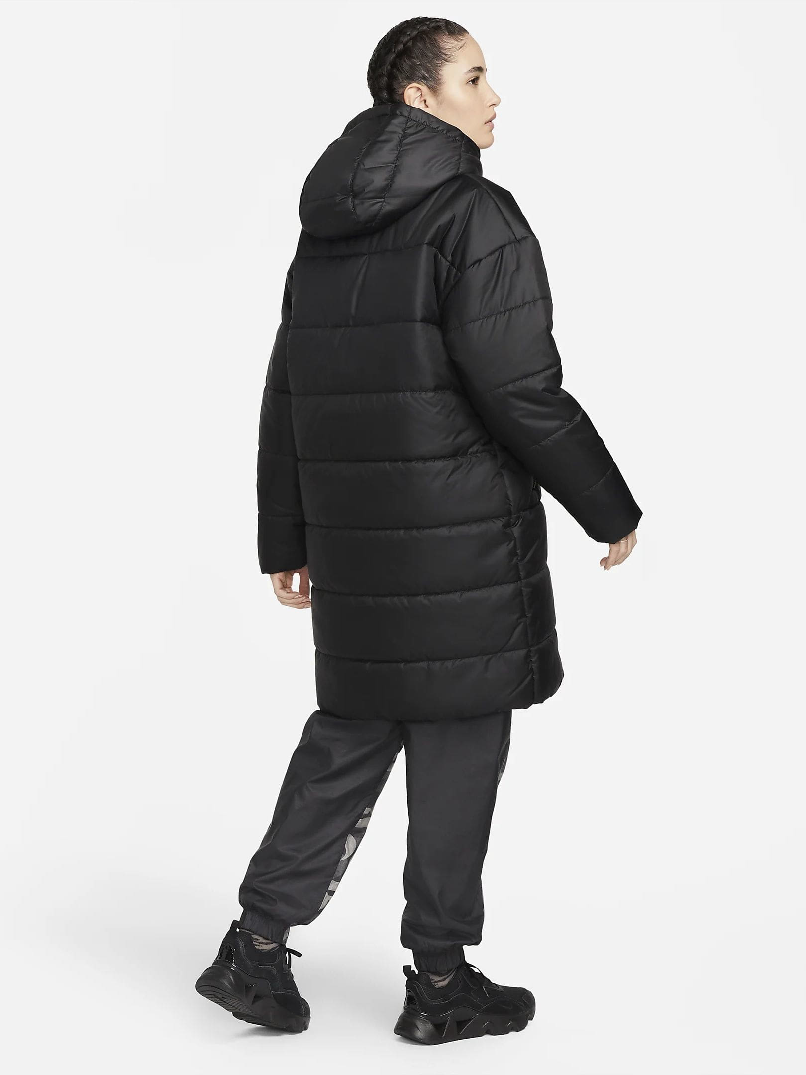Куртка жіноча Nike W Nsw Syn Tf Rpl Hd Parka (DX1798-010) — фото 5
