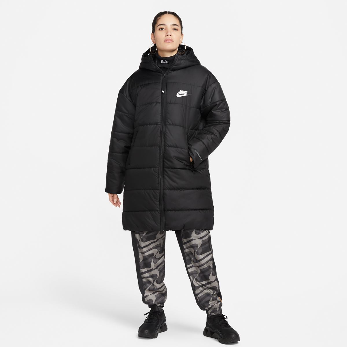 Куртка жіноча Nike W Nsw Syn Tf Rpl Hd Parka (DX1798-010) — фото 8