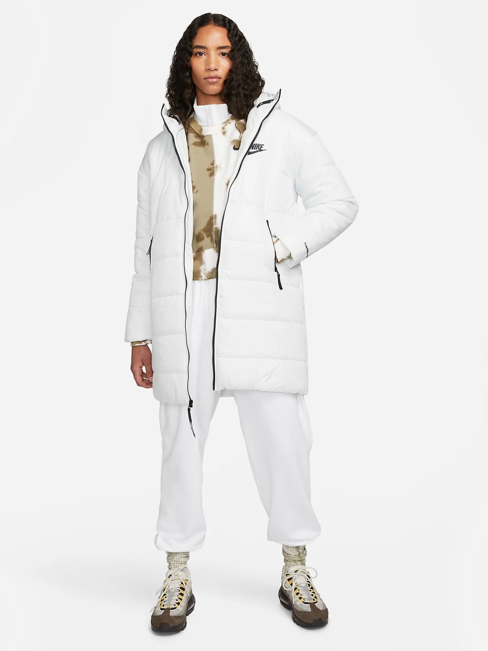 Куртка жіноча Nike Sportswear Therma-Fit Repel Women's Synthetic-Fill Hooded Jacket (DX1798-121) — фото 3