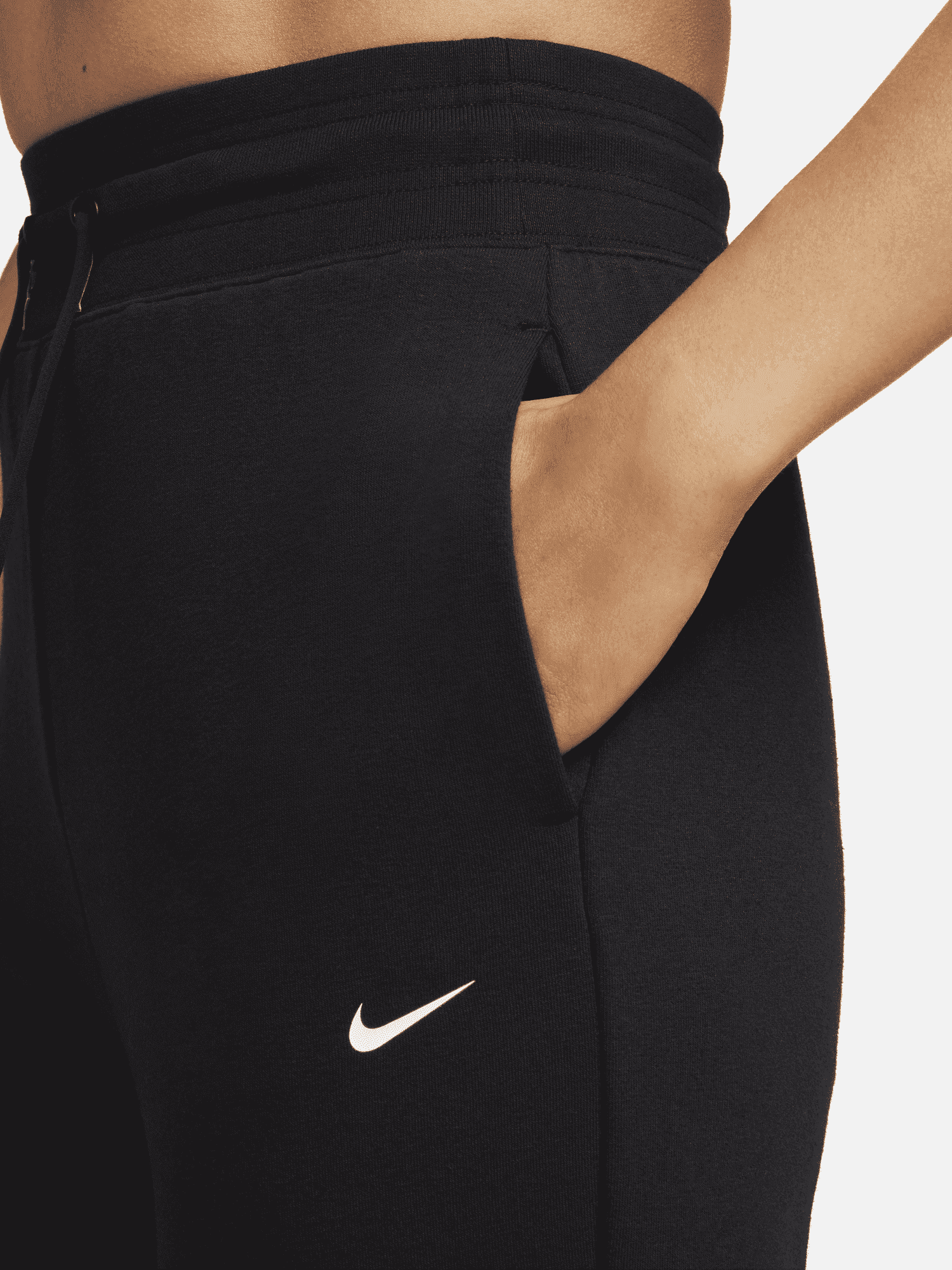 Брюки жіночі Nike Dri-Fit One High-Waisted 7/8 French Terry Joggers (FB5434-010) — фото 3