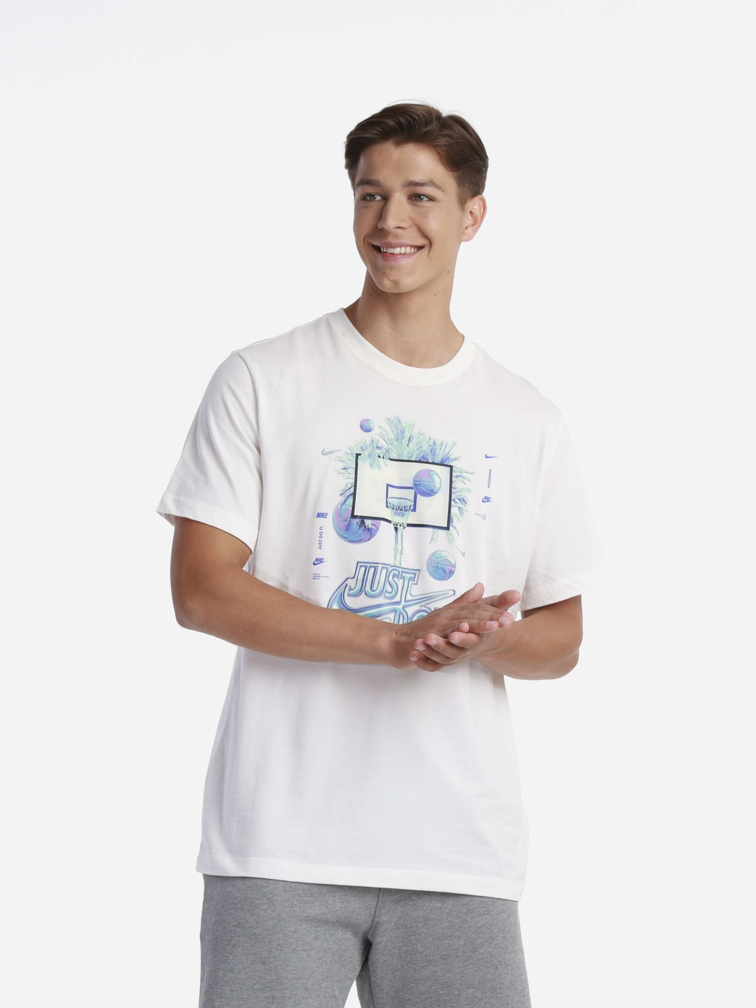 Футболка чоловіча Nike Basketball Tee (FV8410-133) — фото 4
