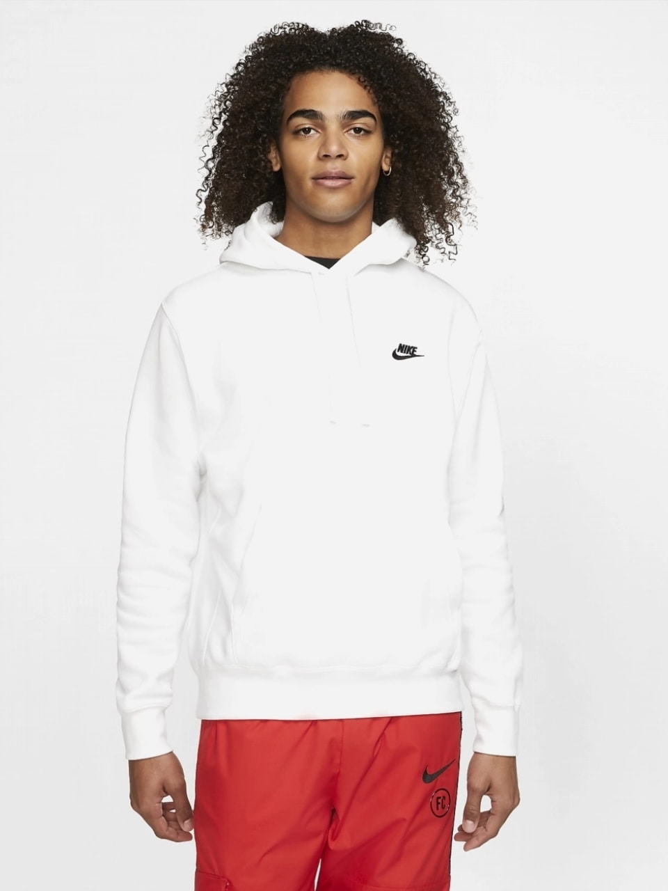 Бомбер чоловічий Nike M Nsw Club Hoodie Po Bb (BV2654-100) — фото 1
