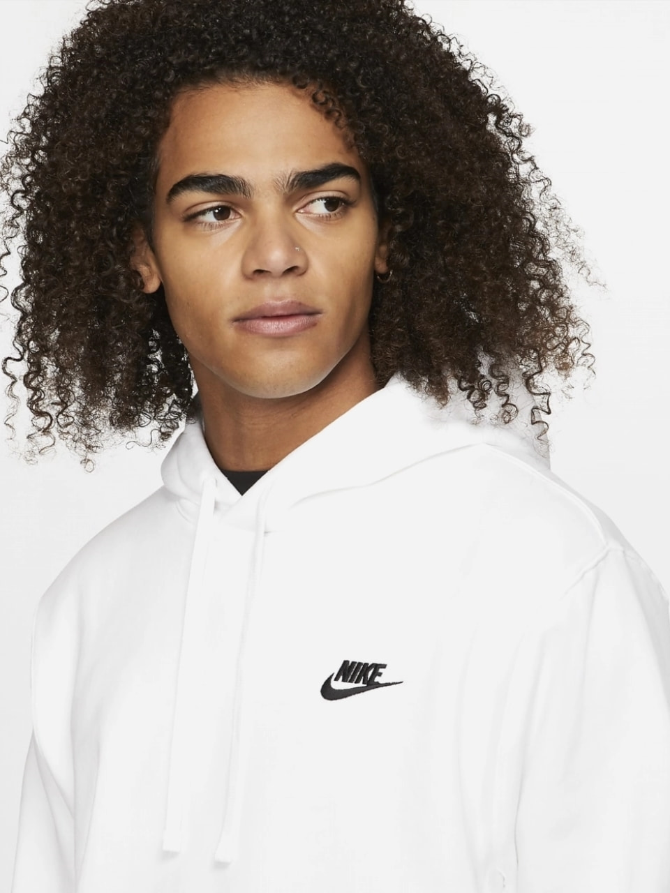 Бомбер чоловічий Nike M Nsw Club Hoodie Po Bb (BV2654-100) — фото 4