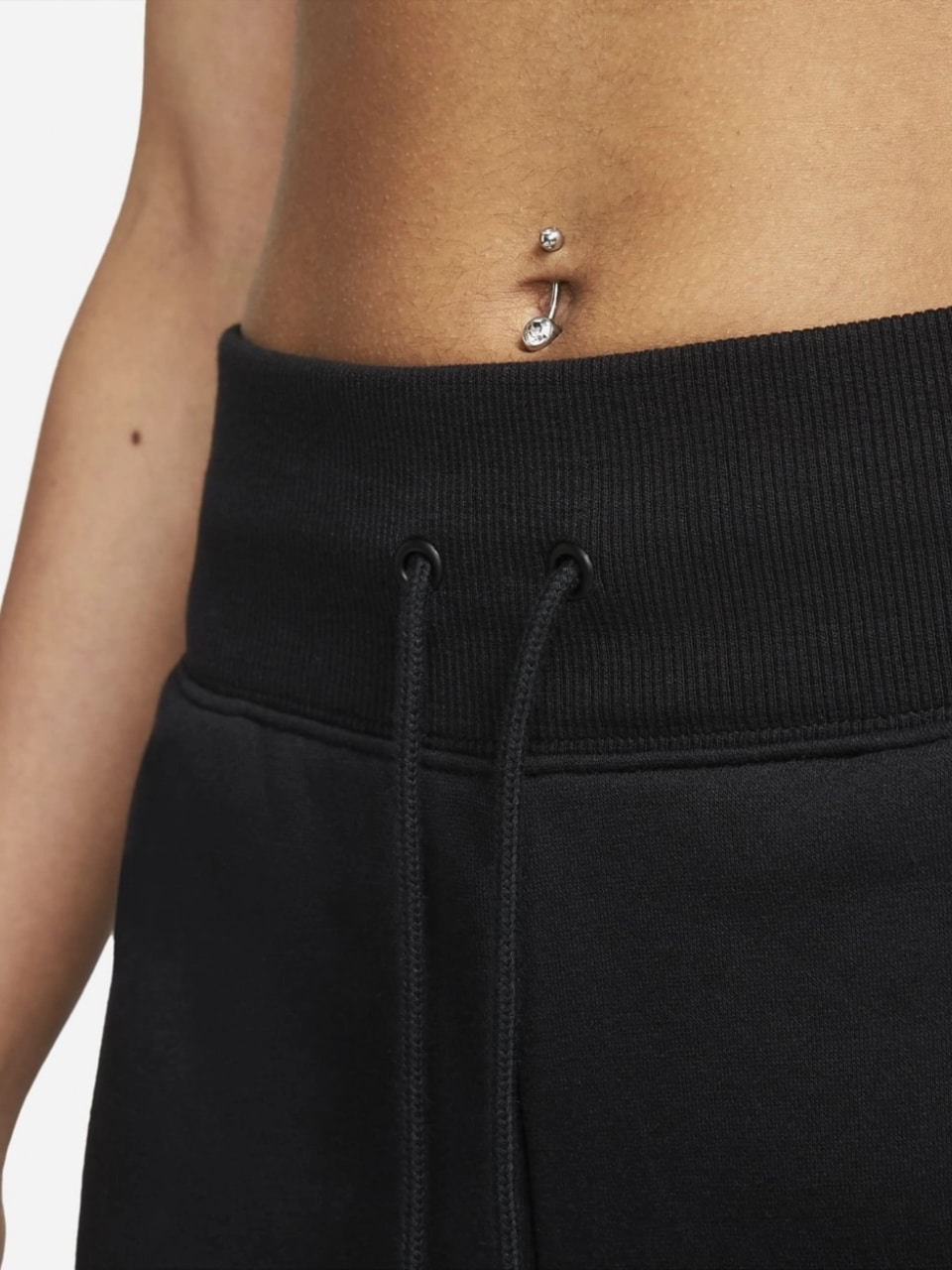 Брюки жіночі Nike W Nsw Phnx Flc Hr Pant Wide (DQ5615-010) — фото 4