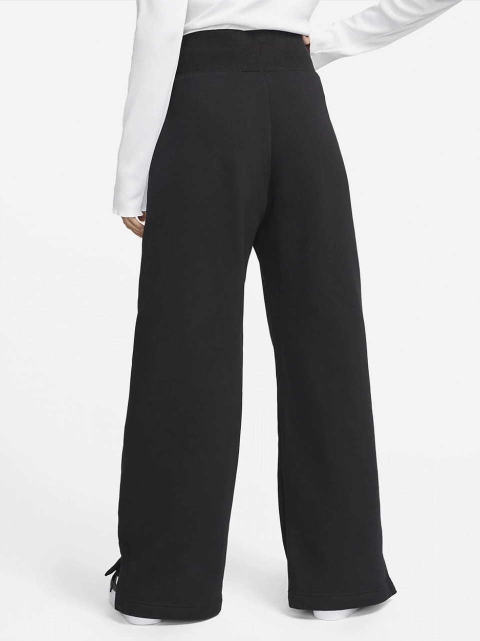 Брюки жіночі Nike W Nsw Phnx Flc Hr Pant Wide (DQ5615-010) — фото 6