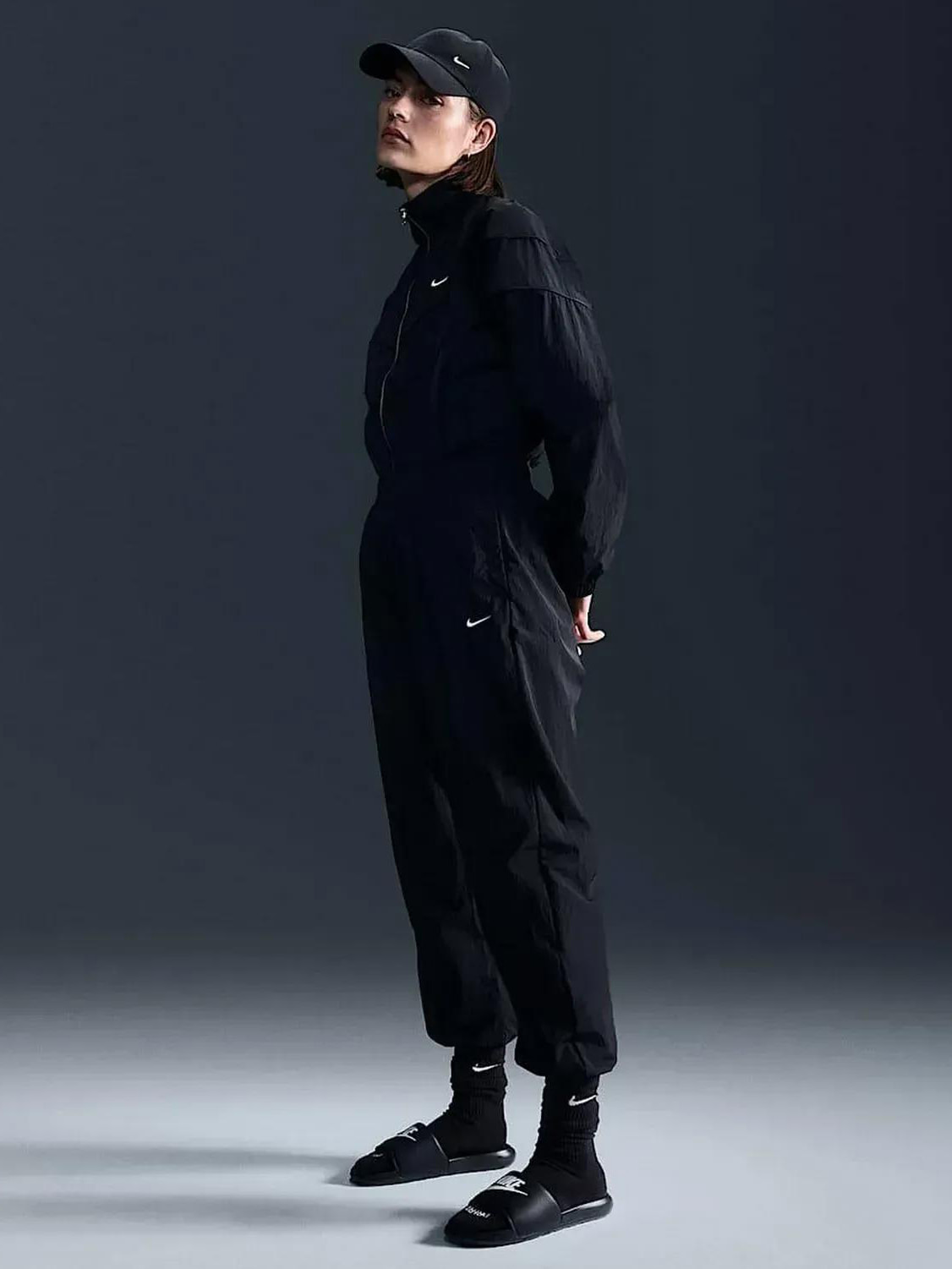 Брюки жіночі Nike Nsw Esstl Wvn Mr Os Jggr Black (FV7668-010) — фото 4