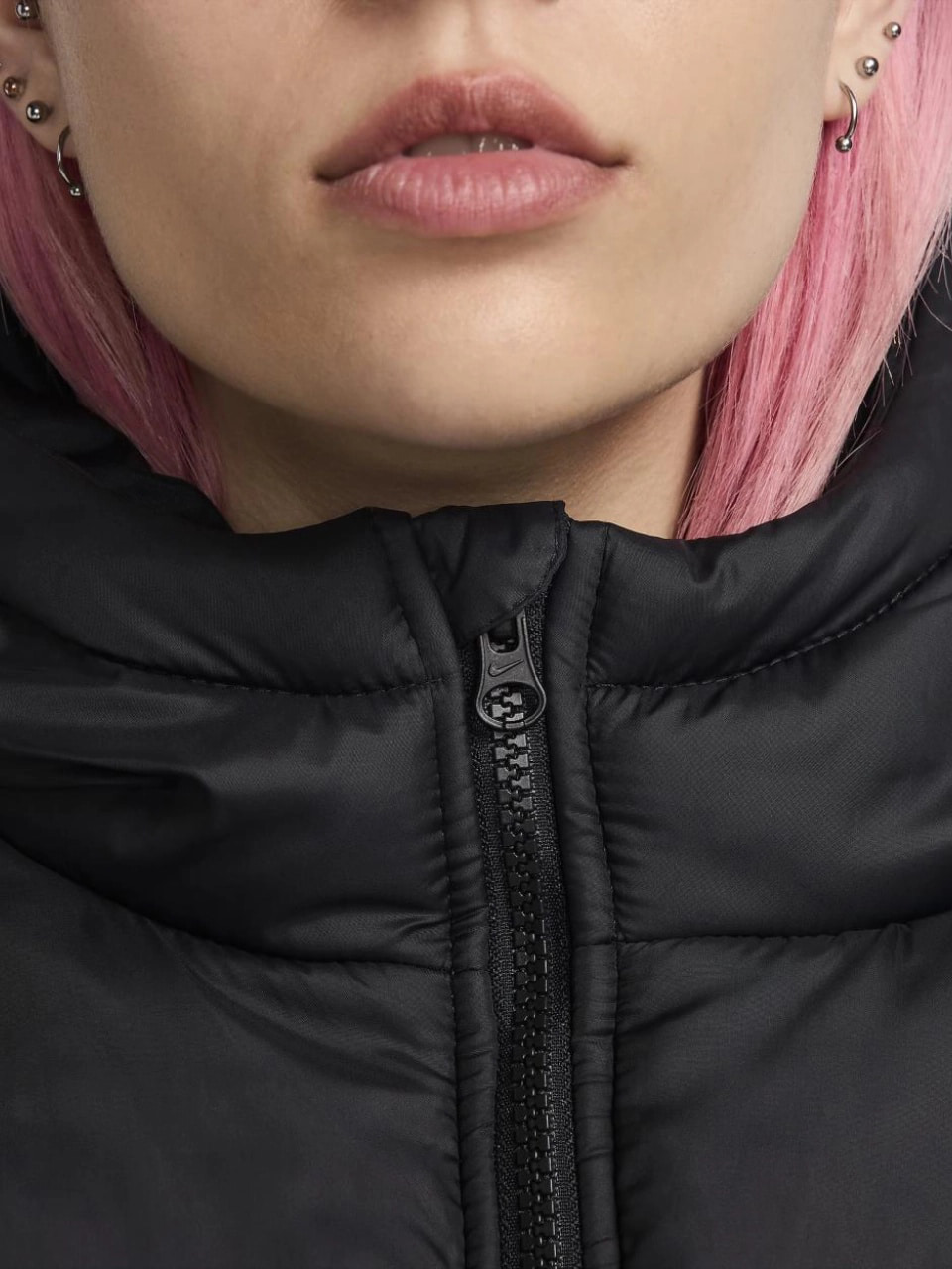Куртка жіноча Nike Sportswear Classic Puffer (FZ5899-010) — фото 6