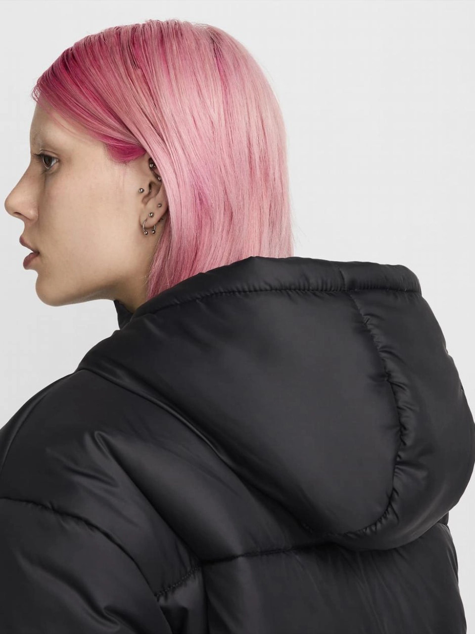 Куртка жіноча Nike Sportswear Classic Puffer (FZ5899-010) — фото 7
