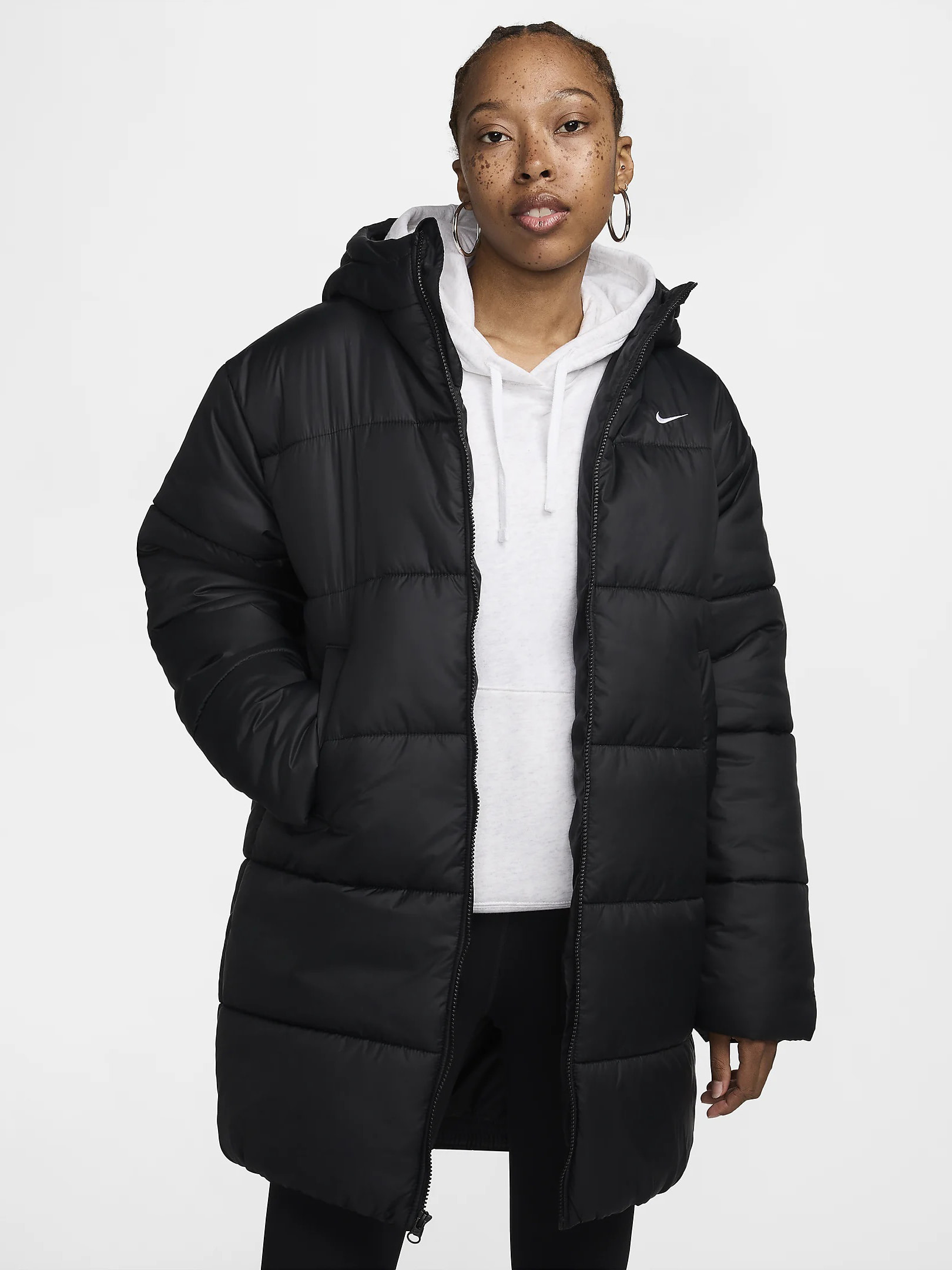 Куртка жіноча Nike Sportswear Classic Puffer (FZ5903-010) — фото 1