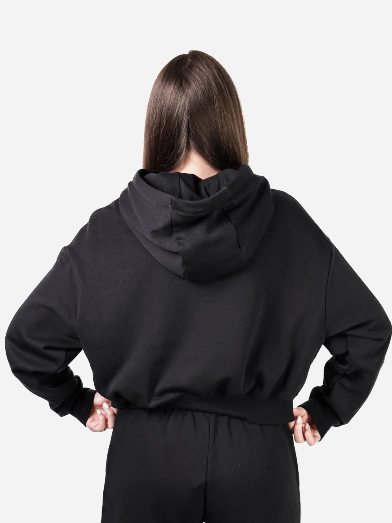 Кофта унісекс Nike Sportswear Club Fleece Oversized Graphic Crop Black (HJ0925-010) — фото 8