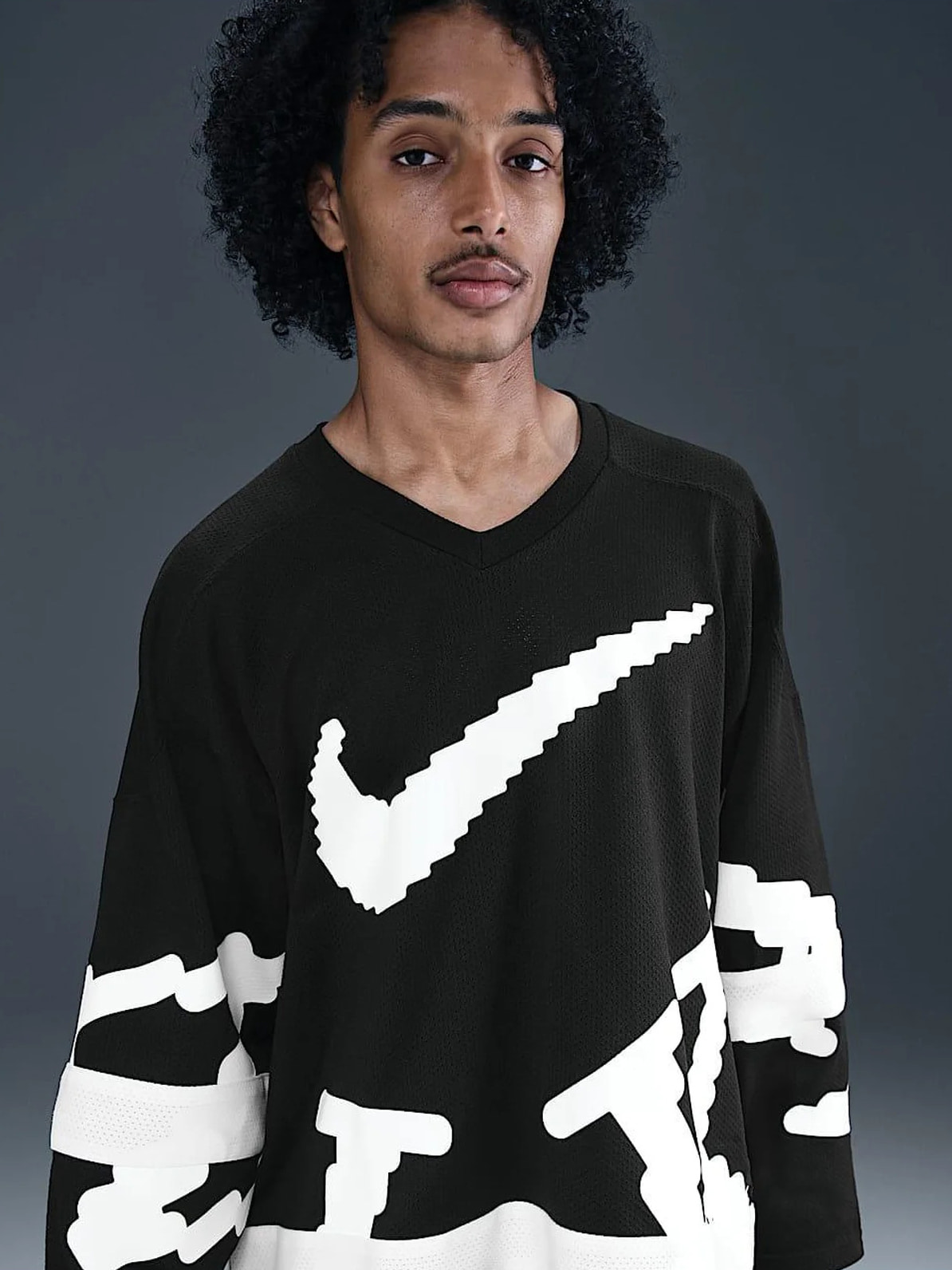 Кофта чоловіча Nike Hockey Jsy Black (HV1137-010) — фото 4