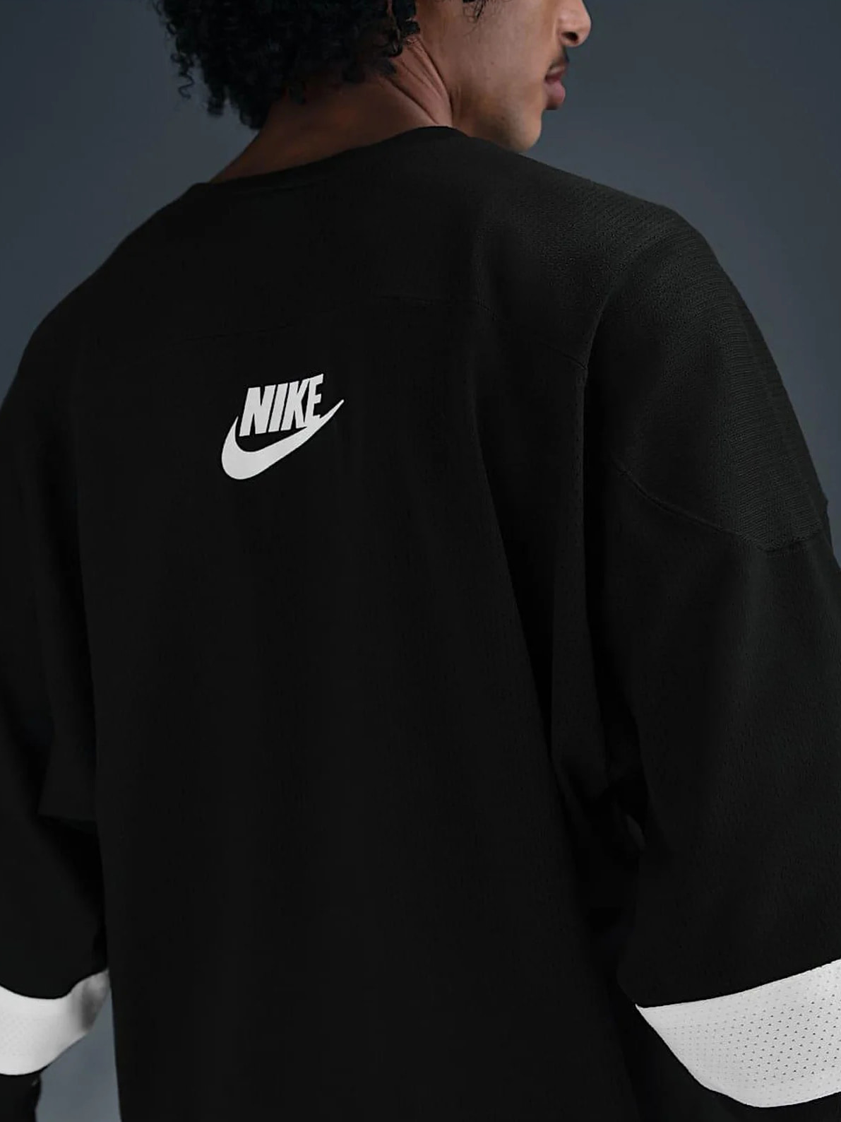 Кофта чоловіча Nike Hockey Jsy Black (HV1137-010) — фото 5