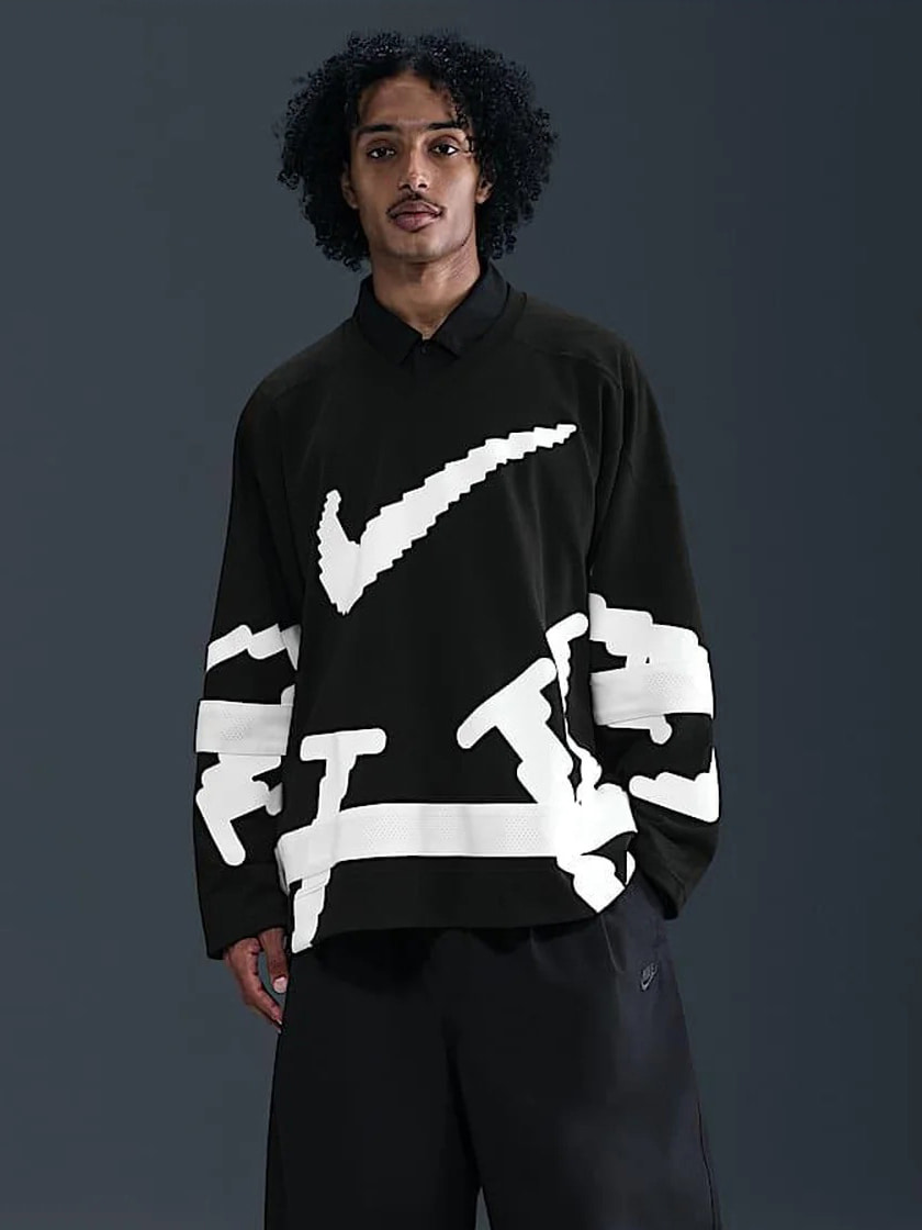 Кофта чоловіча Nike Hockey Jsy Black (HV1137-010) — фото 8
