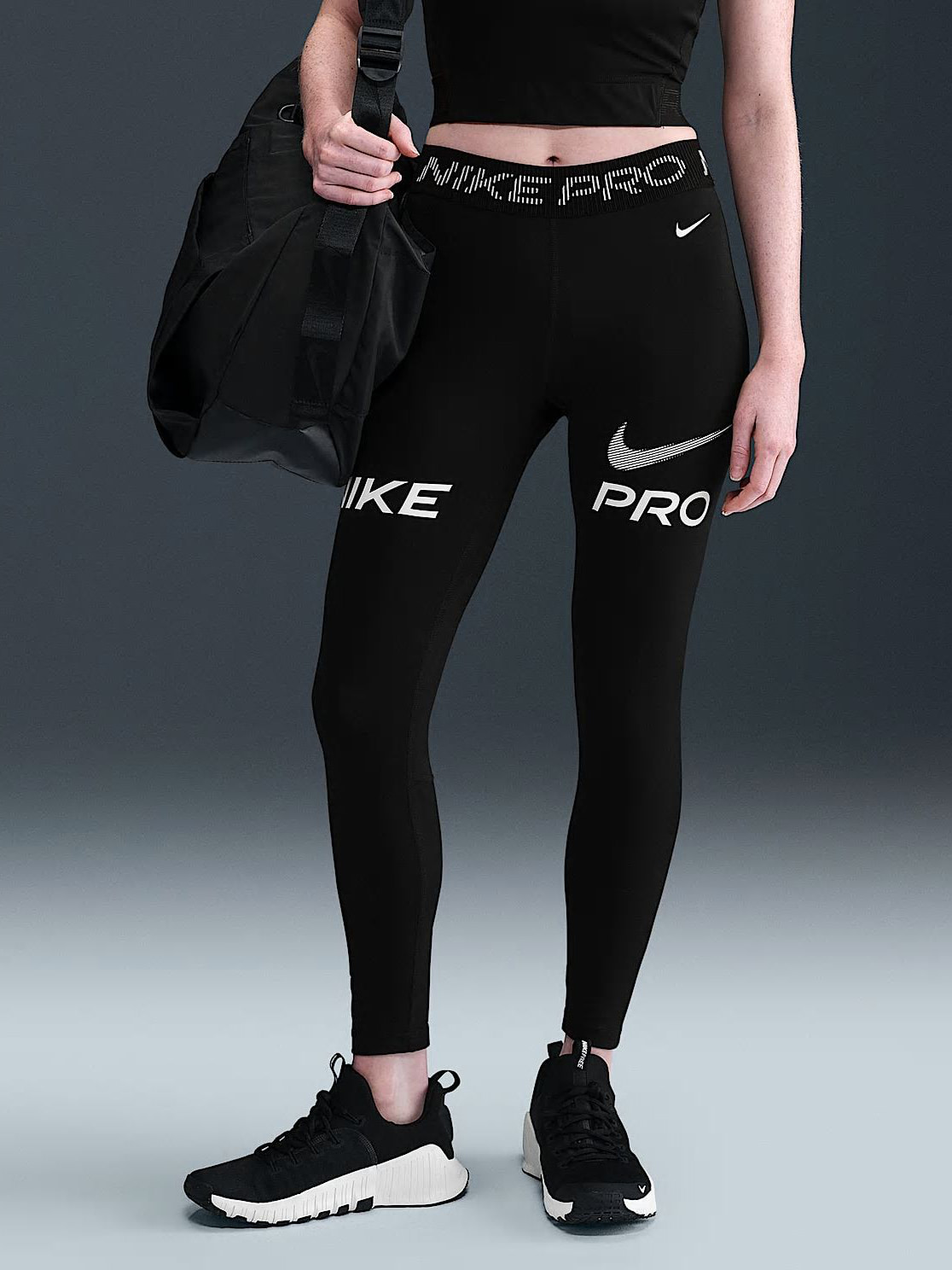 Лосіни жіночі Nike Pro 7/8 Black (HV2306-010) — фото 6