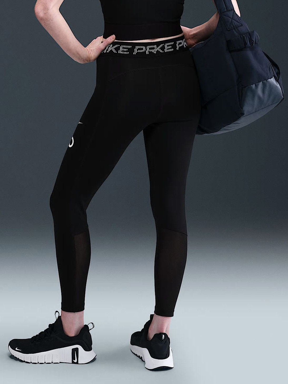 Лосіни жіночі Nike Pro 7/8 Black (HV2306-010) — фото 7