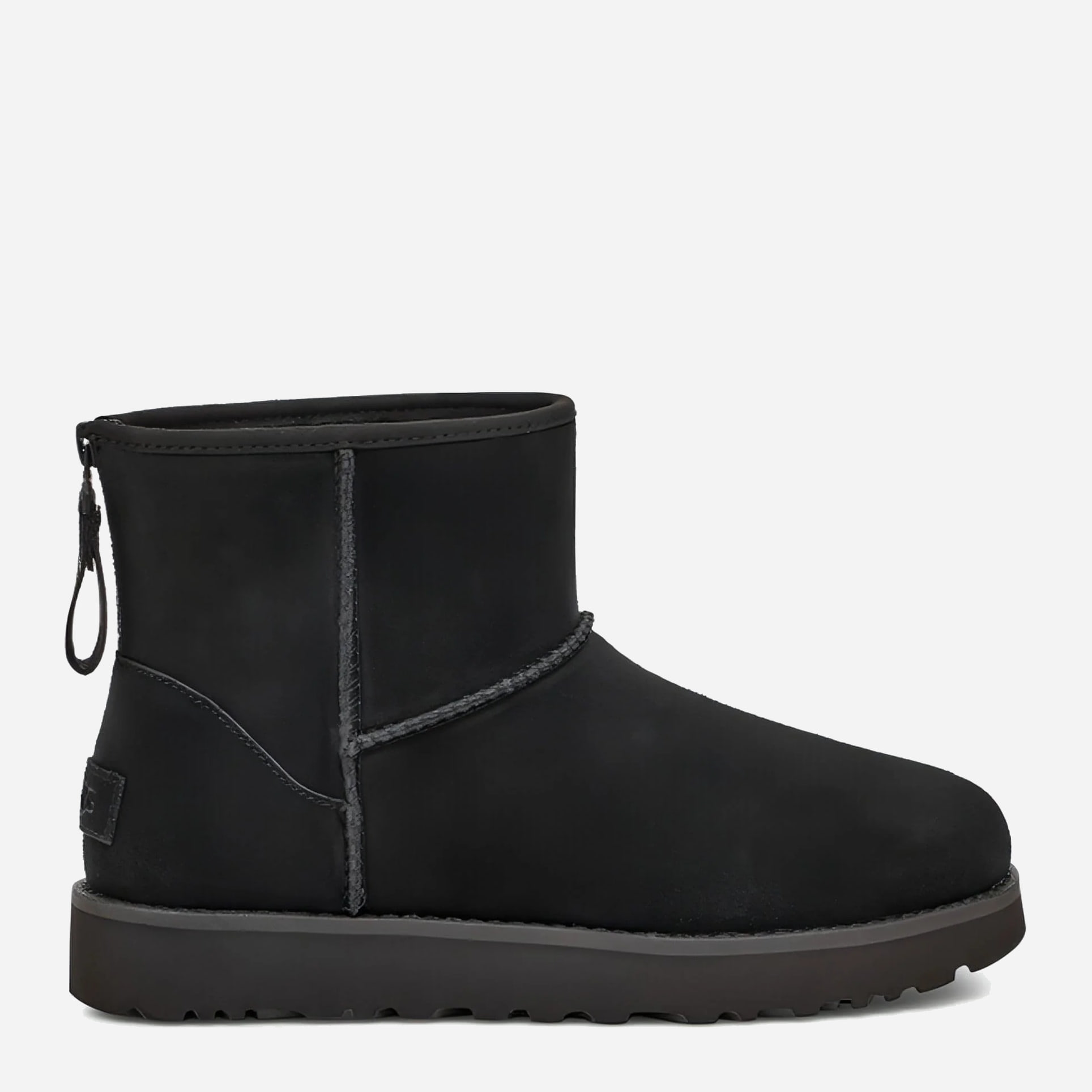 Оригінальні жіночі зимові черевики Ugg Classic Mini Logo Zip — фото 2