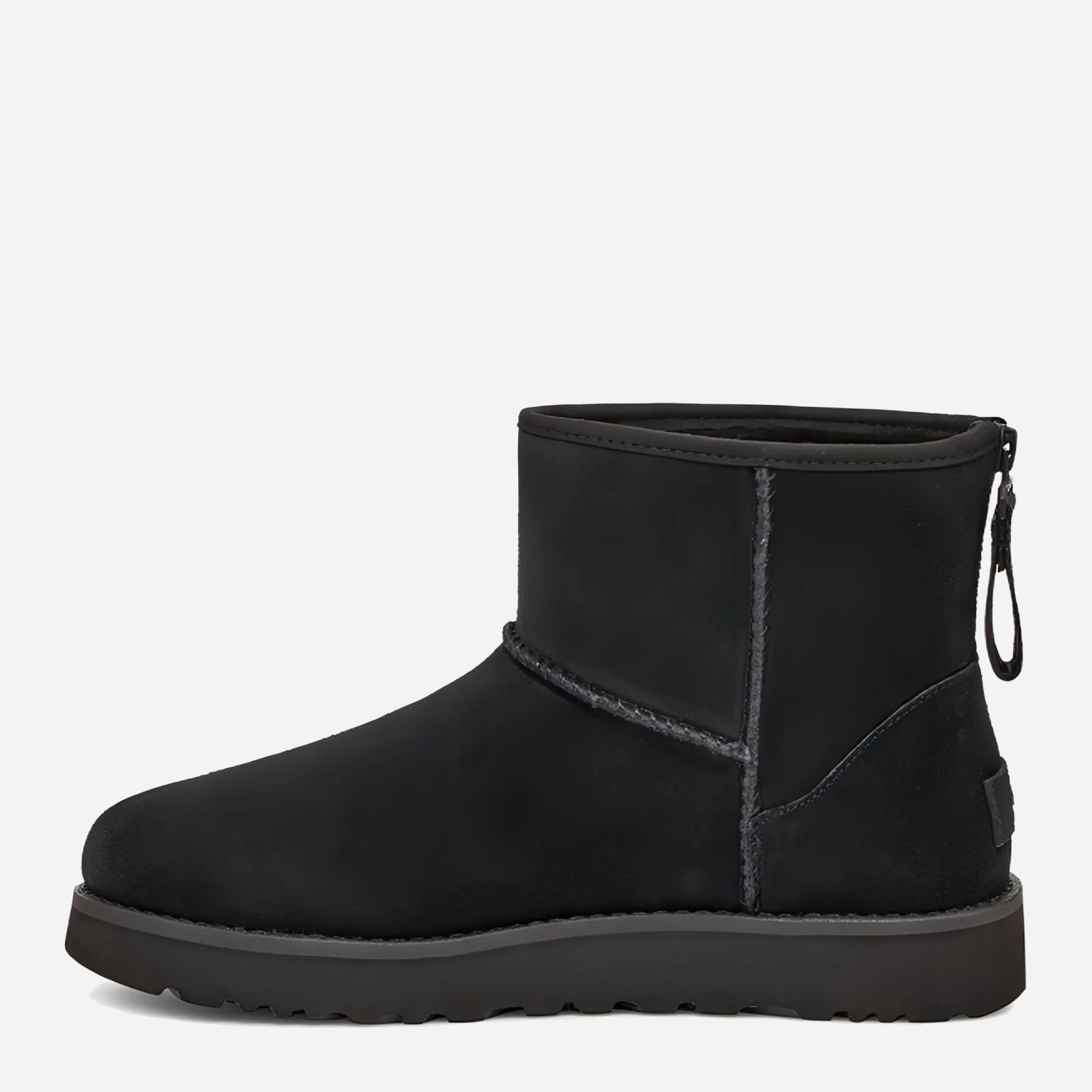Оригінальні жіночі зимові черевики Ugg Classic Mini Logo Zip — фото 4