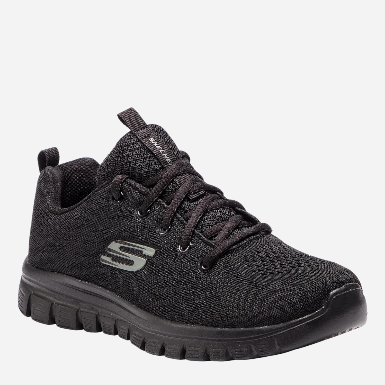 Кросівки жіночі Skechers Graceful Get Connected Black (12615-BBK) — фото 5