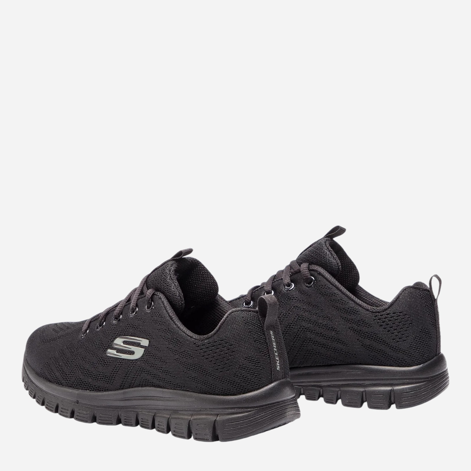 Кросівки жіночі Skechers Graceful Get Connected Black (12615-BBK) — фото 7